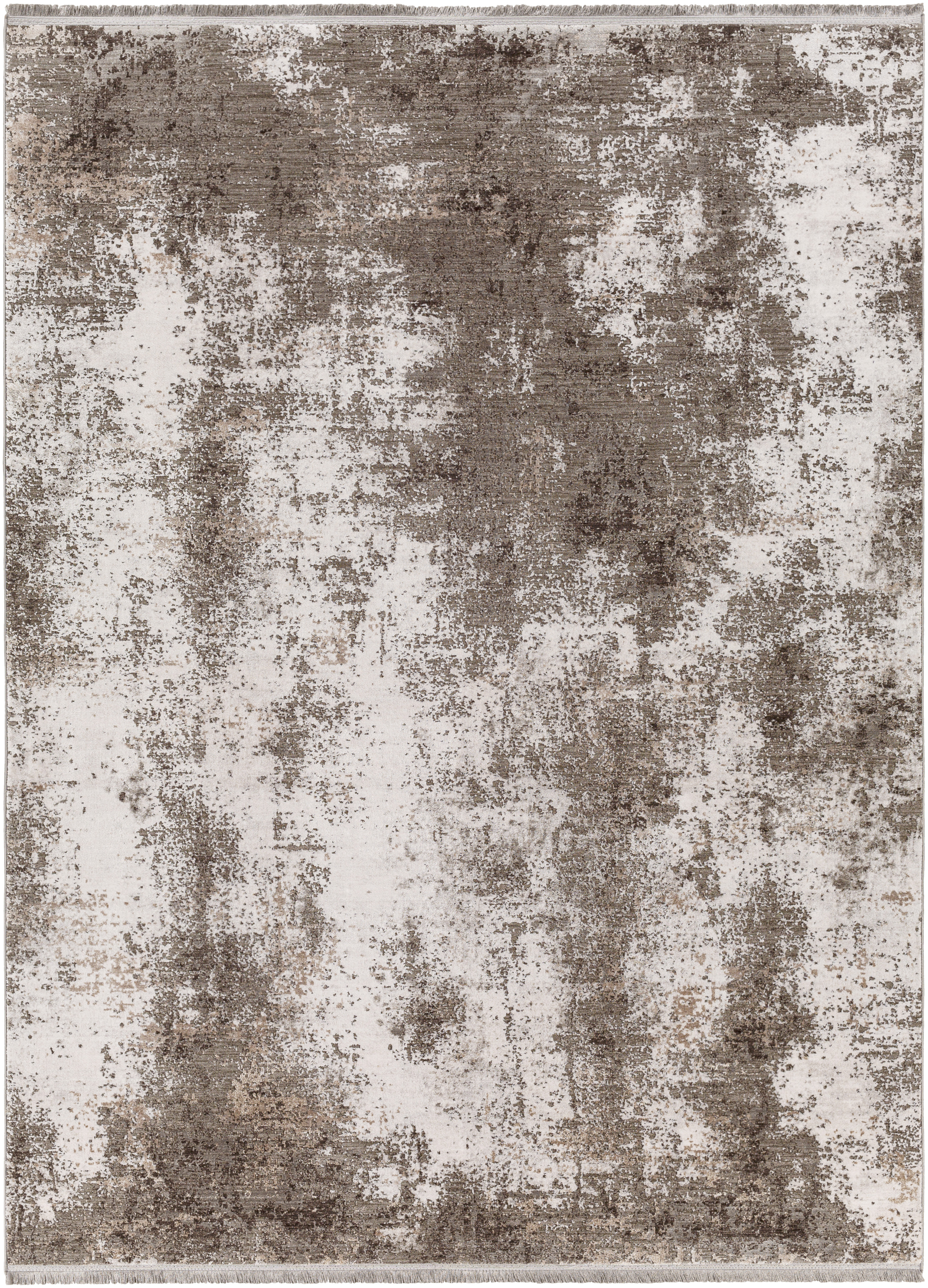 Eclipse 39 X 24 inch Light Grey Rug in 2 x 3, Rectangle