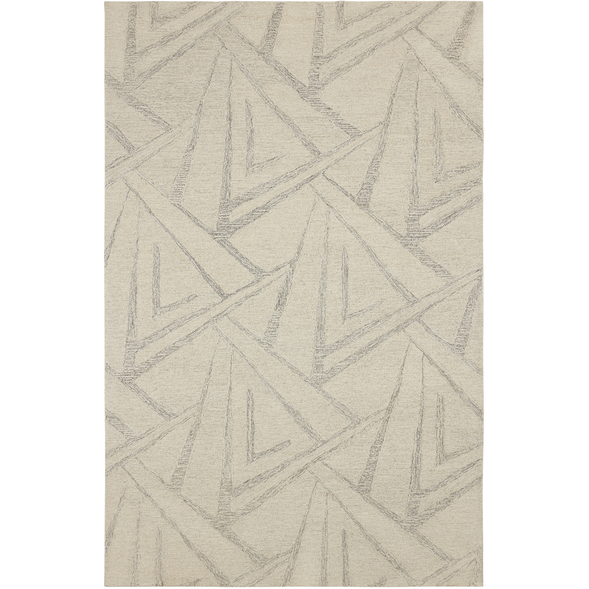Contempo Gray and Ivory Indoor Rug