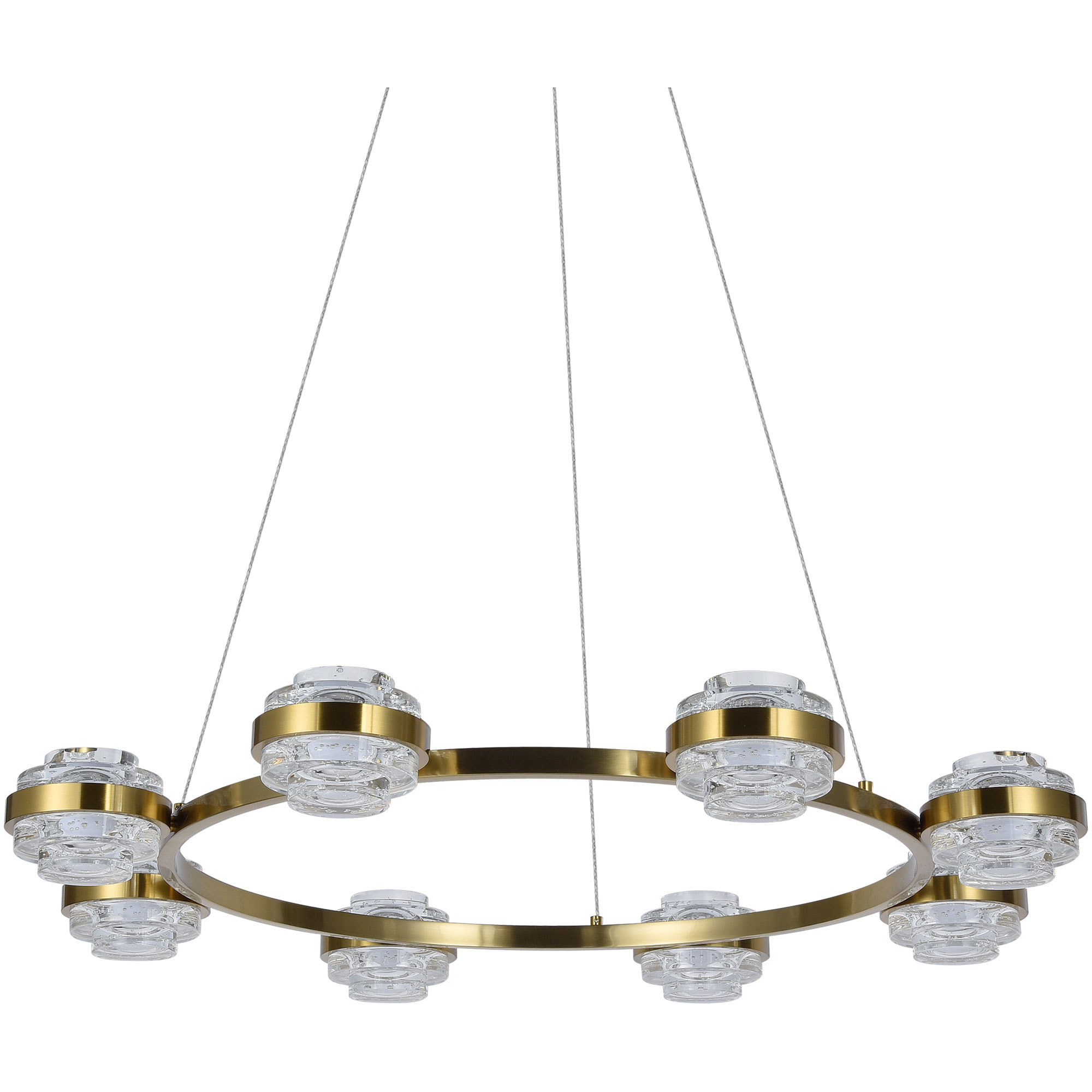 Milano Series 33.25 inch Antique Brass Chandelier Ceiling Light, Artisan Collection