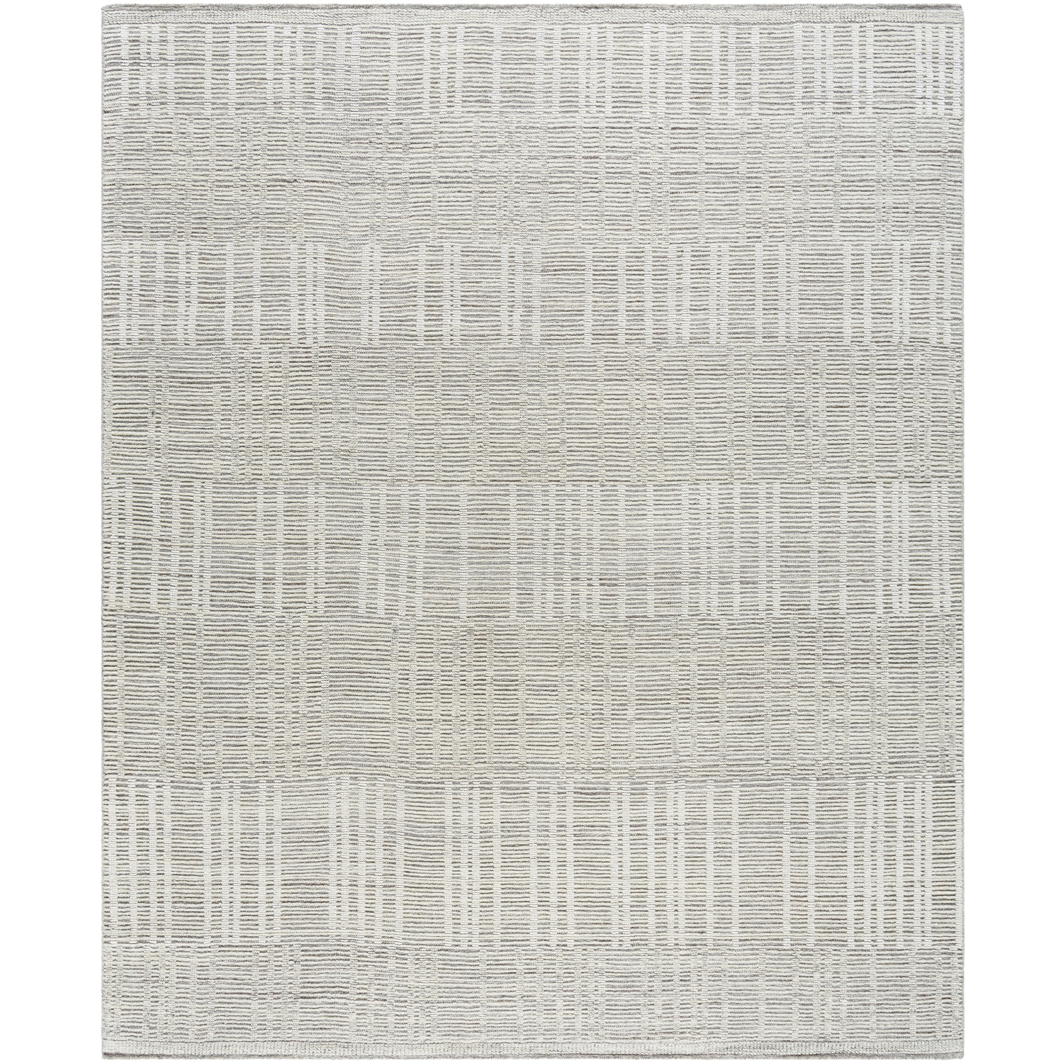 Tunus 120 X 96 inch Silver / Sage Handmade Rug in 8 x 10