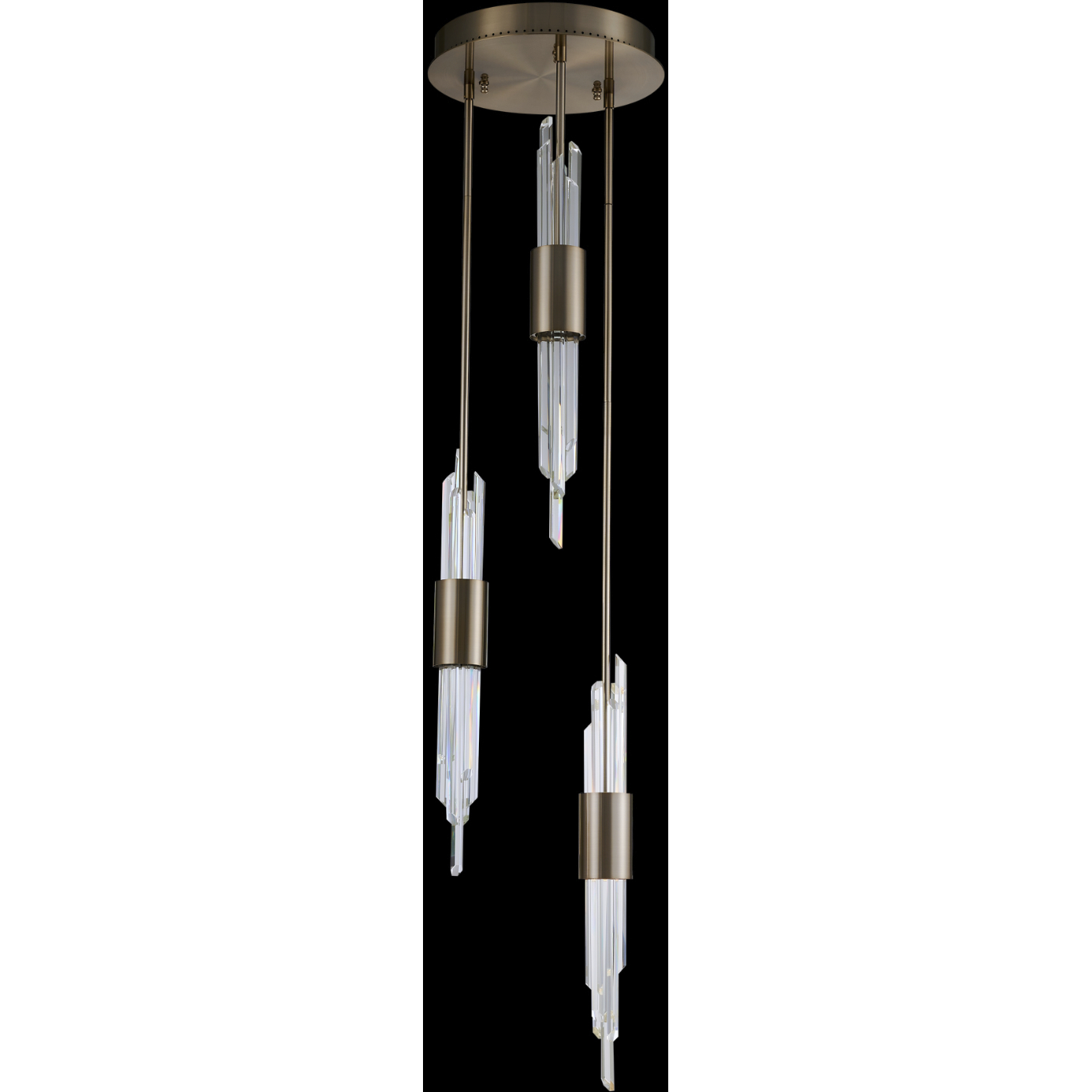 Lucca 14 inch Brushed Champagne Gold Foyer Light Ceiling Light