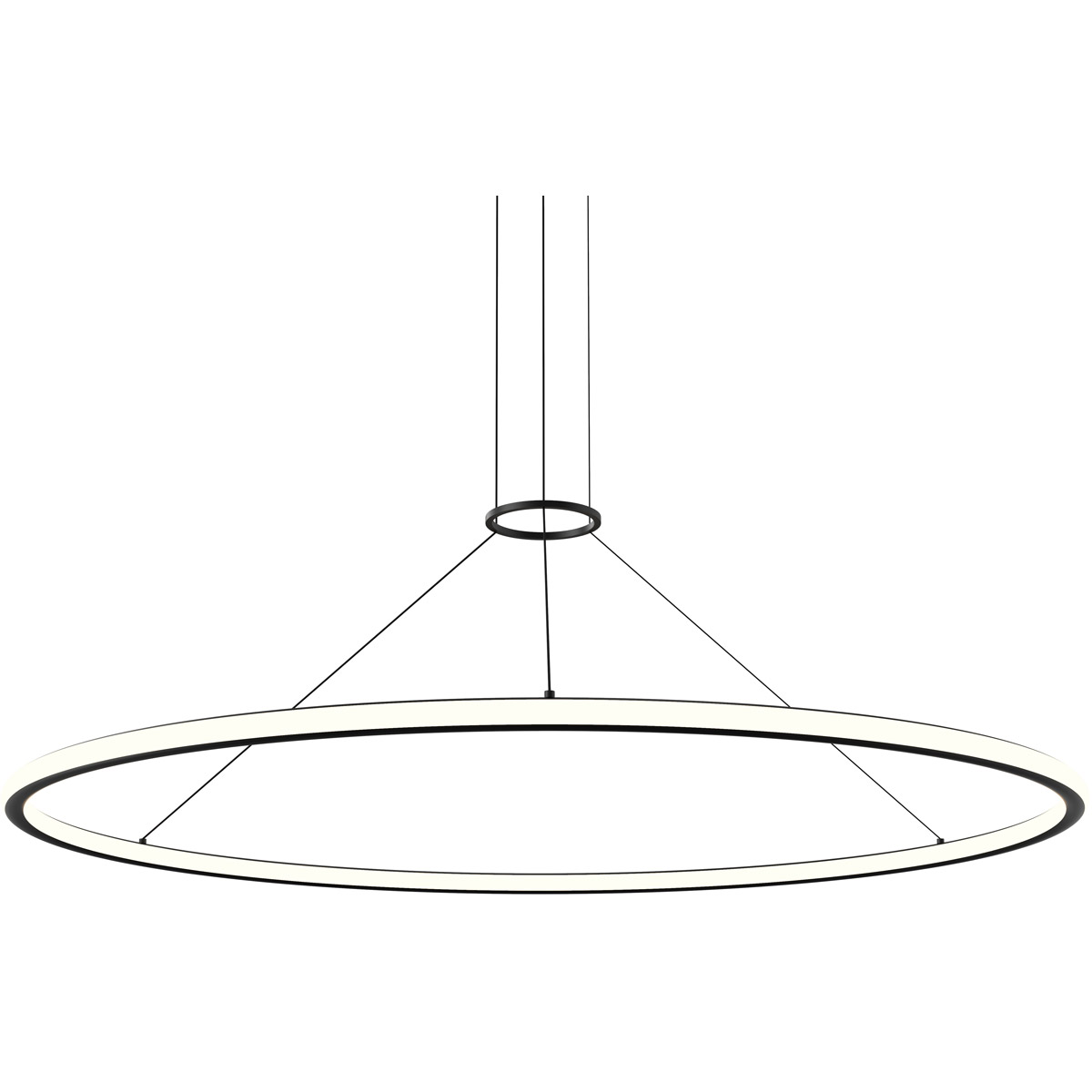Luna LED 61.5 inch Satin Black Pendant Ceiling Light