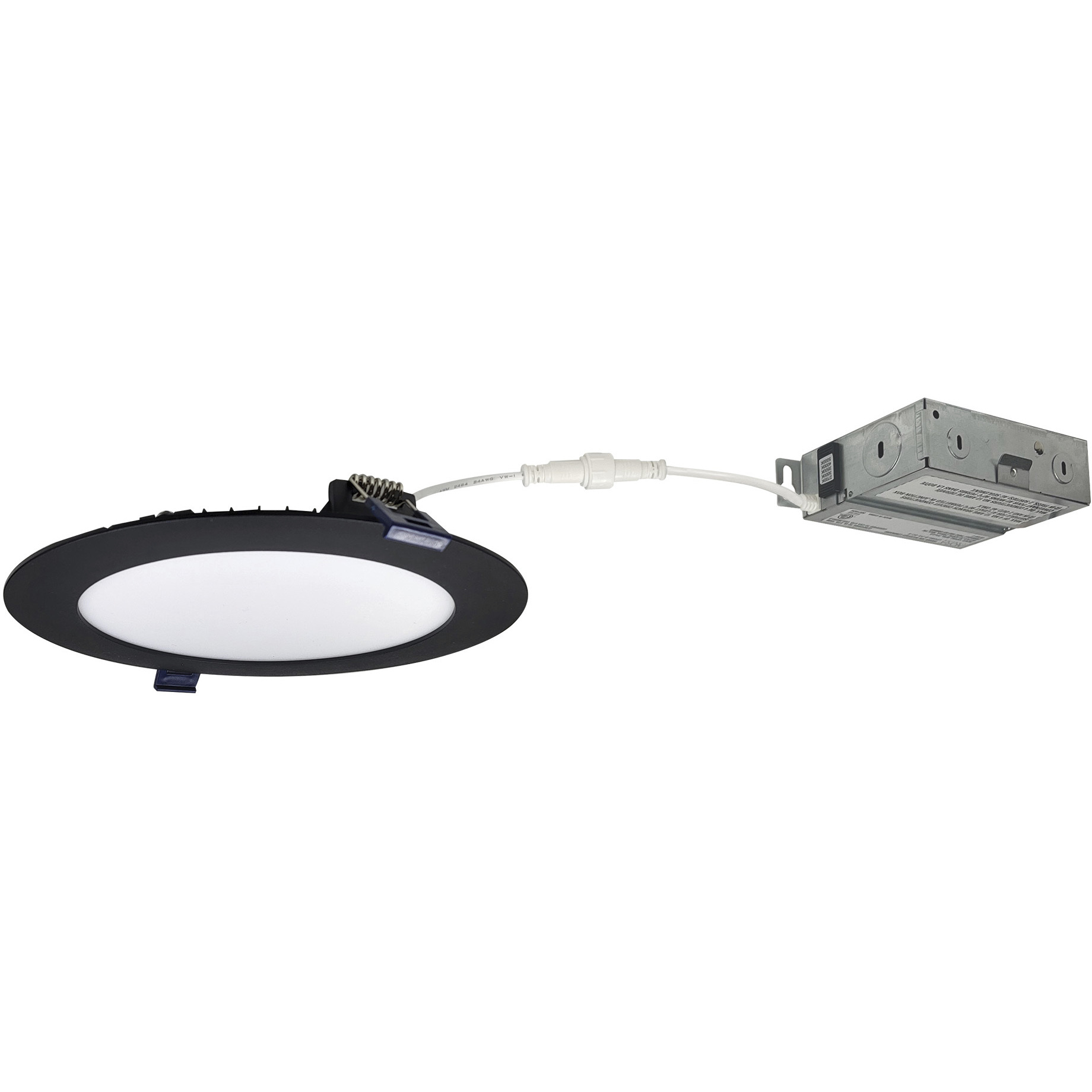 FLAT Black Recessed, Selectable CCT