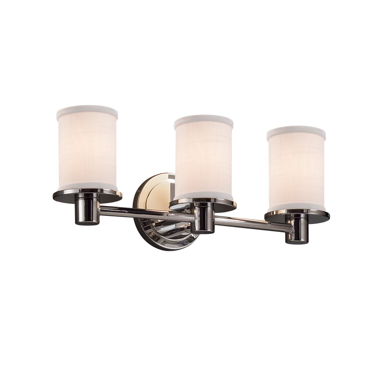 Textile LED 20 inch Dark Bronze Bath Bar Wall Light