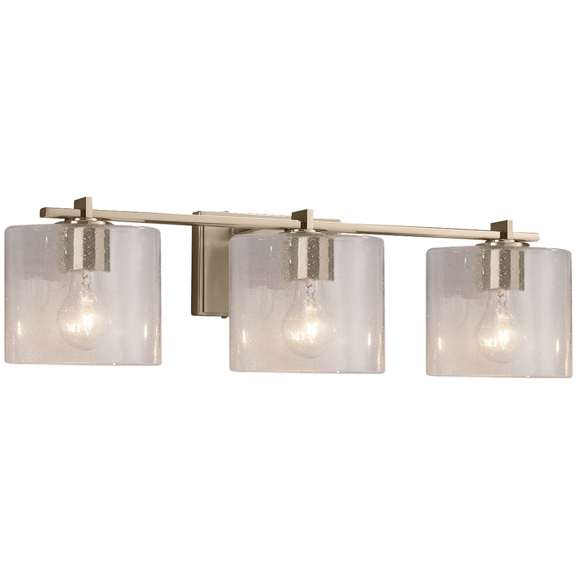 Fusion LED 24 inch Brushed Brass Bath Bar Wall Light