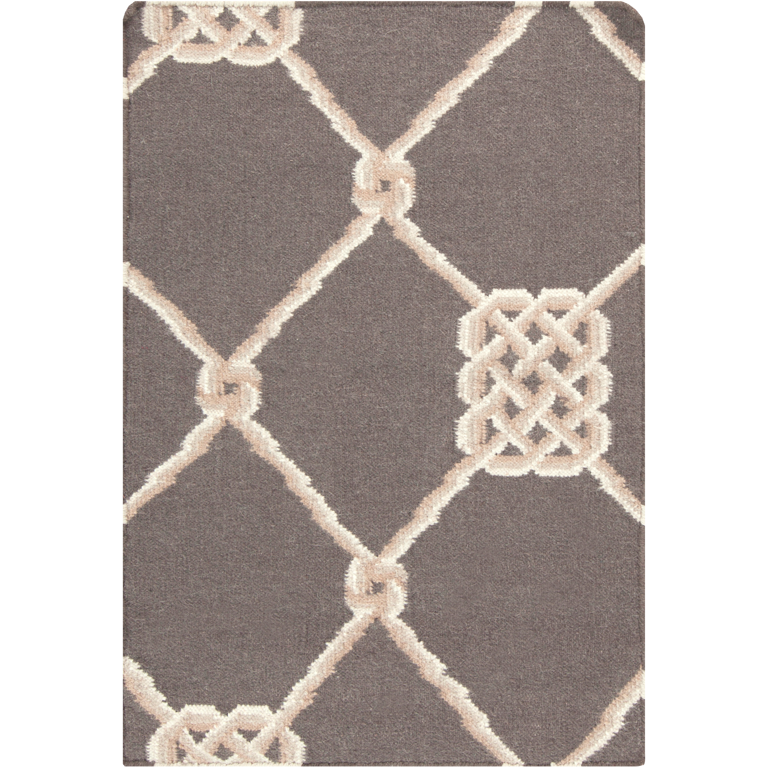 Frontier 36 X 24 inch Dark Brown, Cream, Khaki Rug