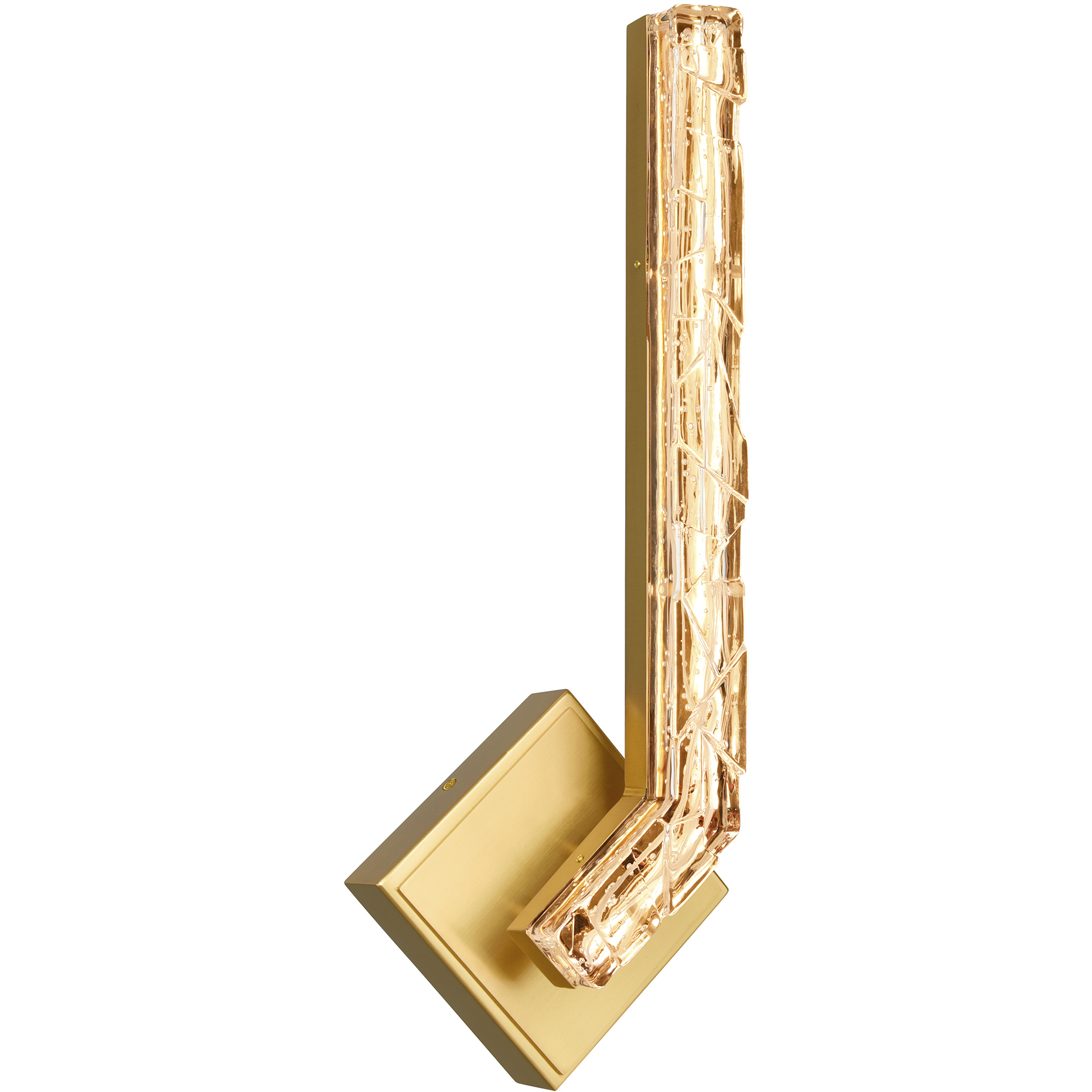 Contour LED 7.2 inch Brass Wall Light