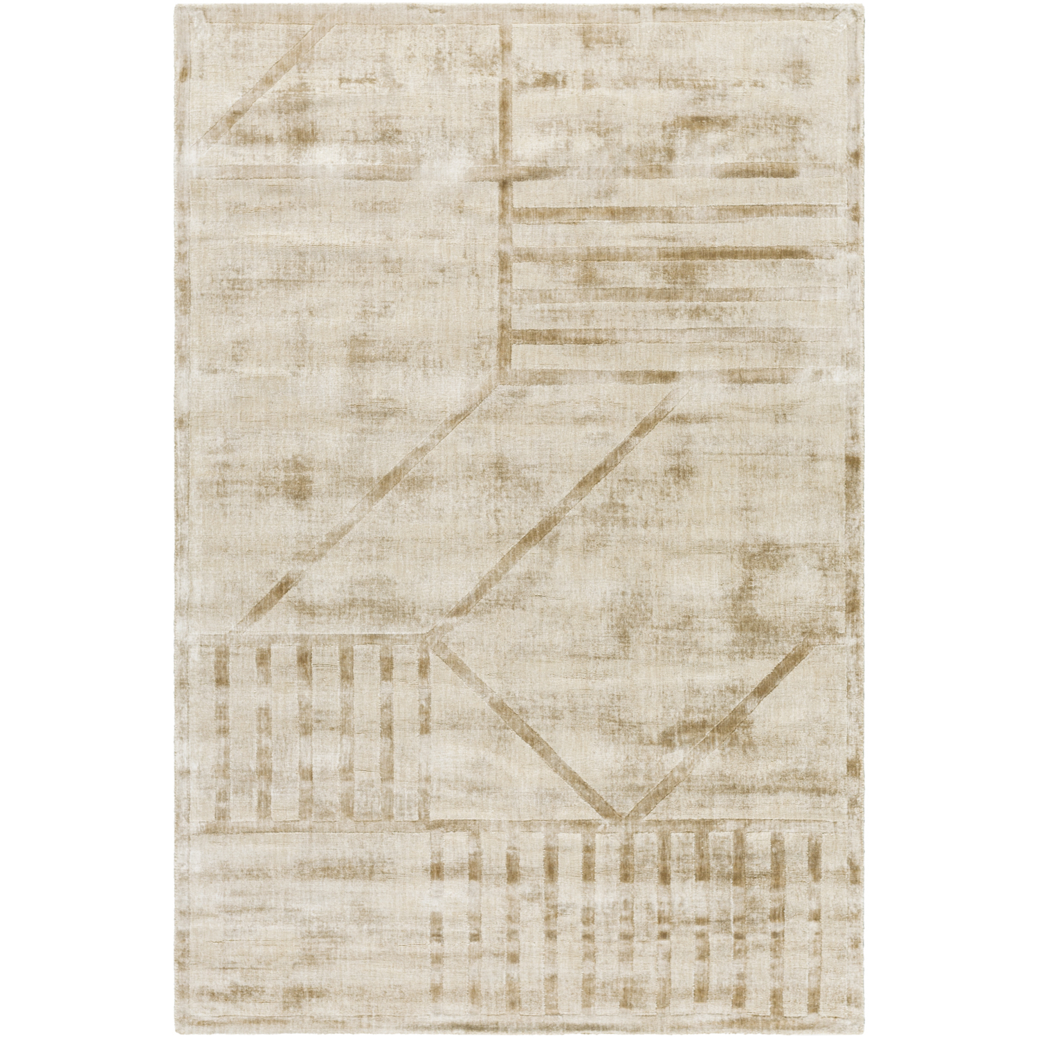 Pier 168 X 120 inch Ash/Pearl/Khaki Handmade Rug in 10 x 14
