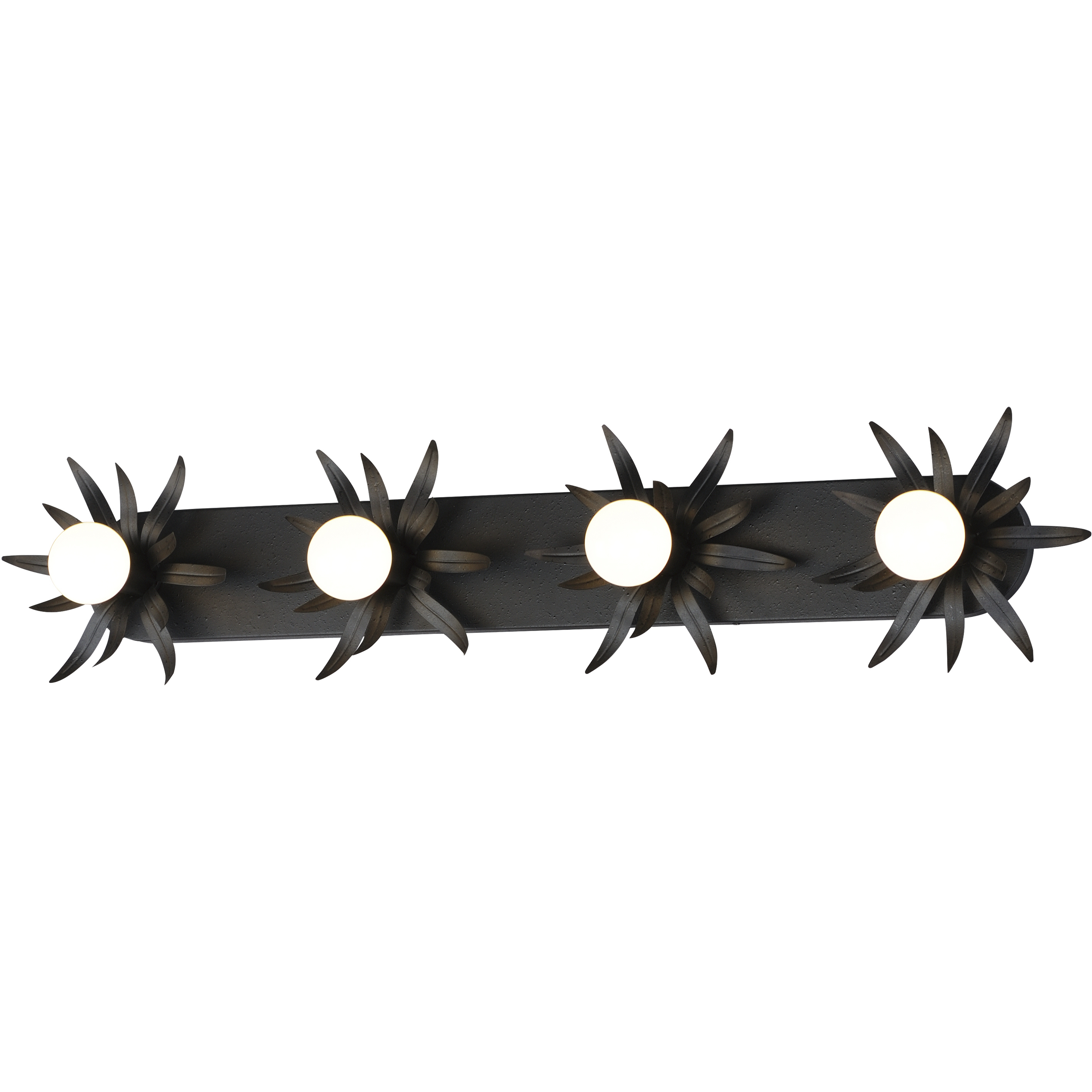 Paloma 4 Light 43 inch Anthracite Bath Vanity Wall Light