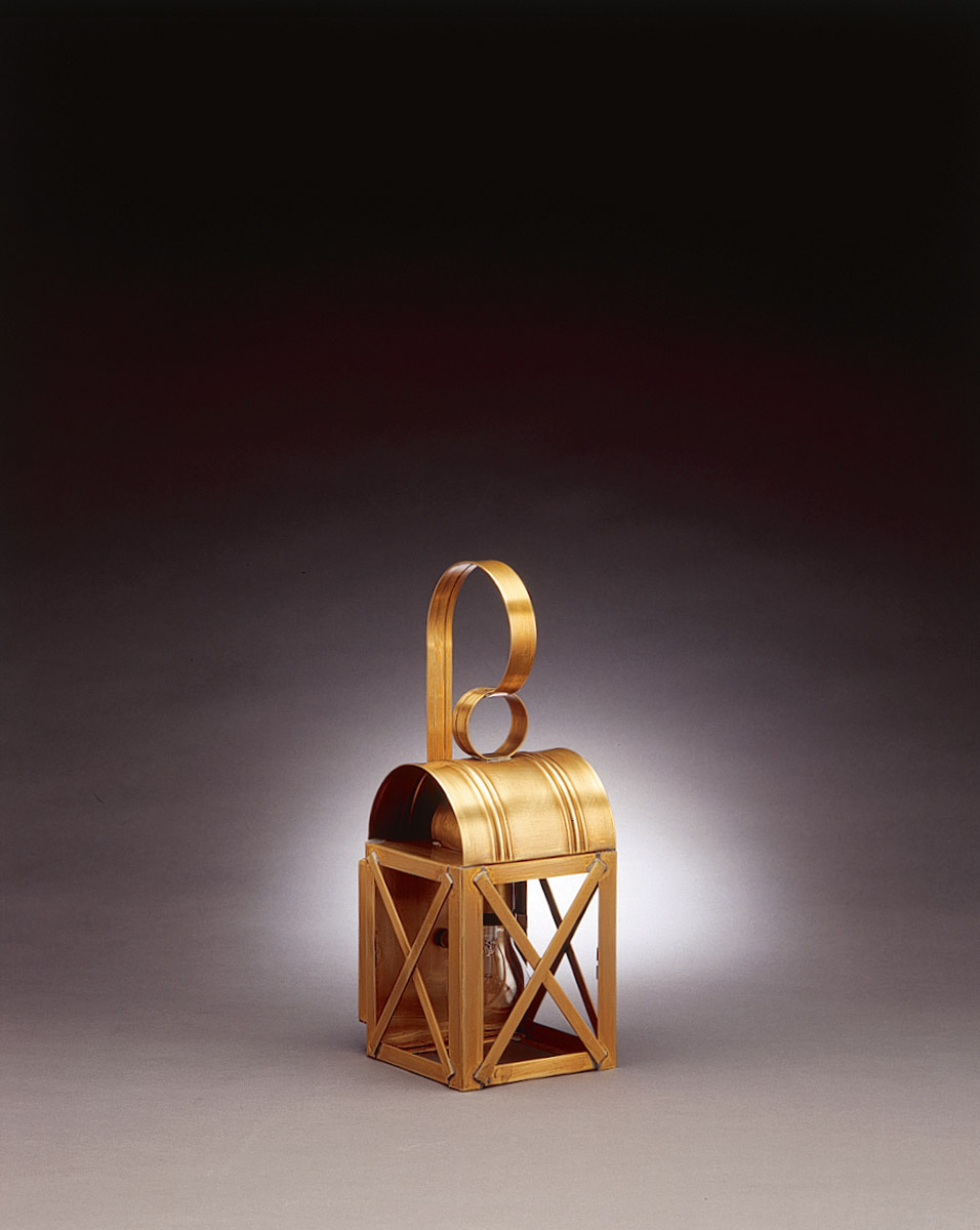 Adams 1 Light 13.5 inch Dark Brass Outdoor Wall Light in Clear Seedy Glass
