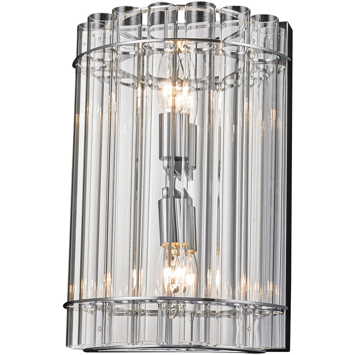 Canada 2 Light 5 inch Chrome Wall Sconce Wall Light