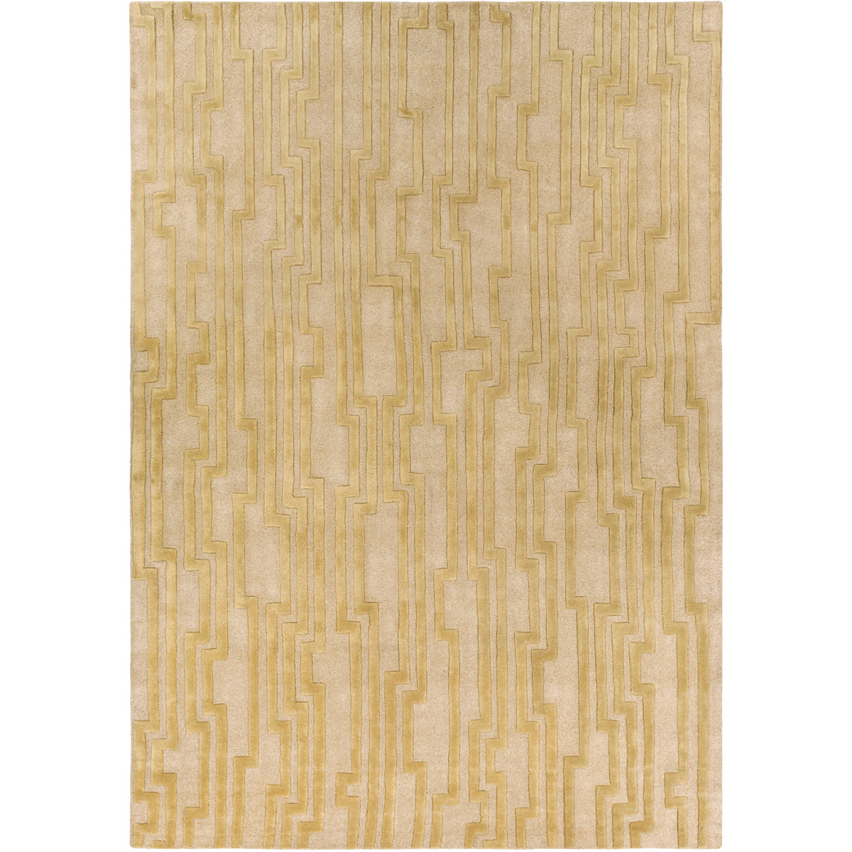 Modern Classics 156 X 108 inch Mustard, Beige Rug