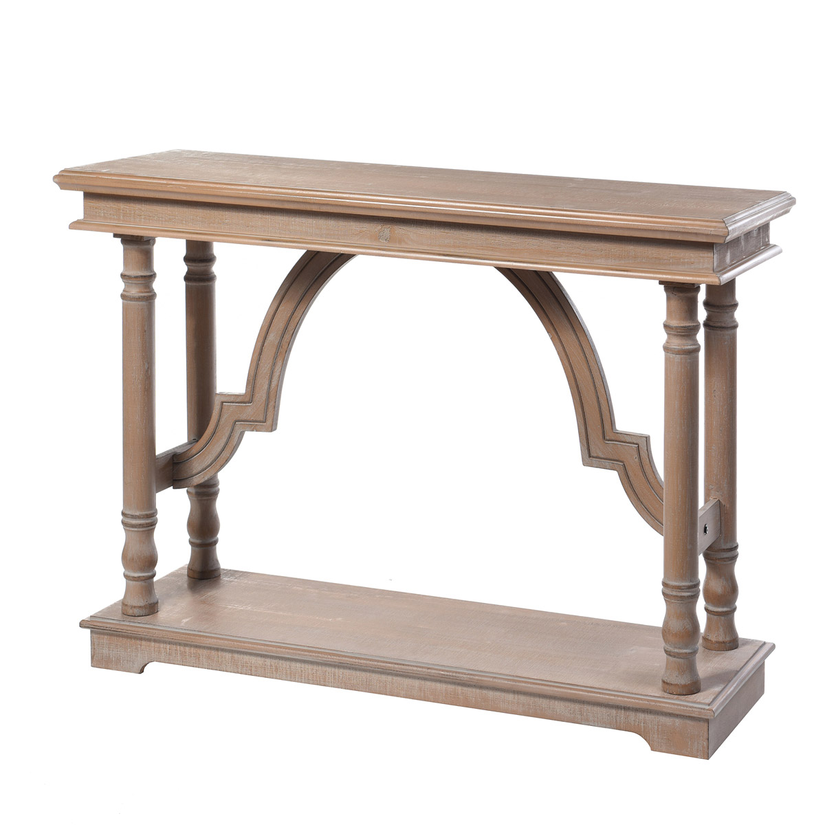 Hairpin 47 X 15 inch Brown and Whitewash Console Table