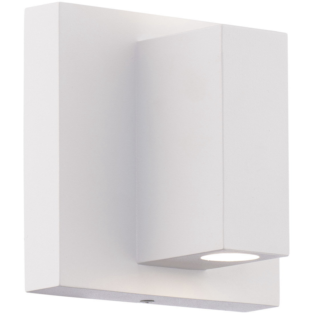 Vue LED 4 inch White Outdoor Wall Lighting, WAC Limited