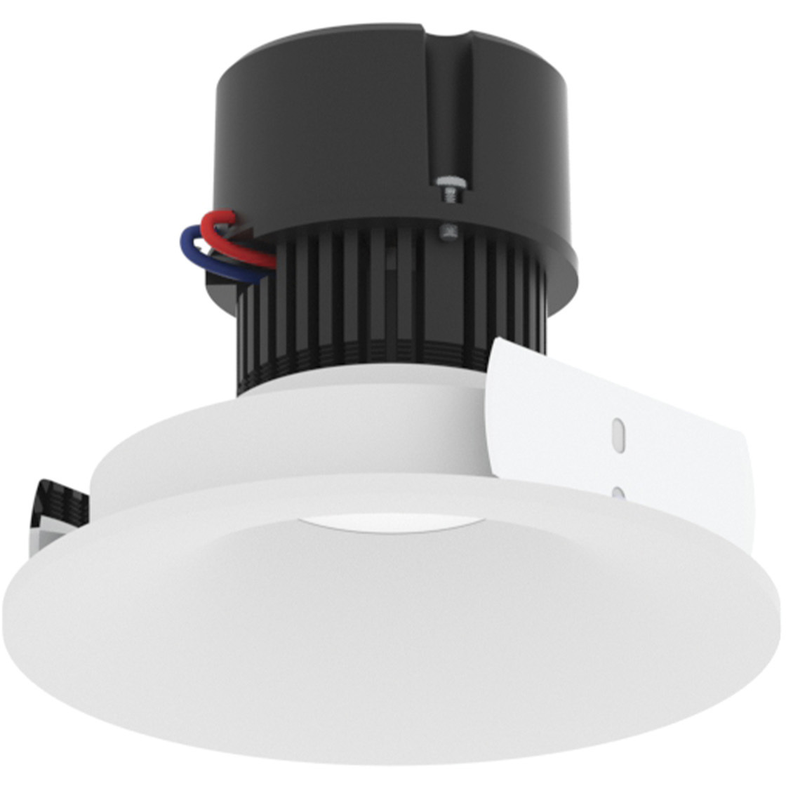 Pearl Warm White LED Round Bullnose Retrofit in 2700K, 4" Retrofit