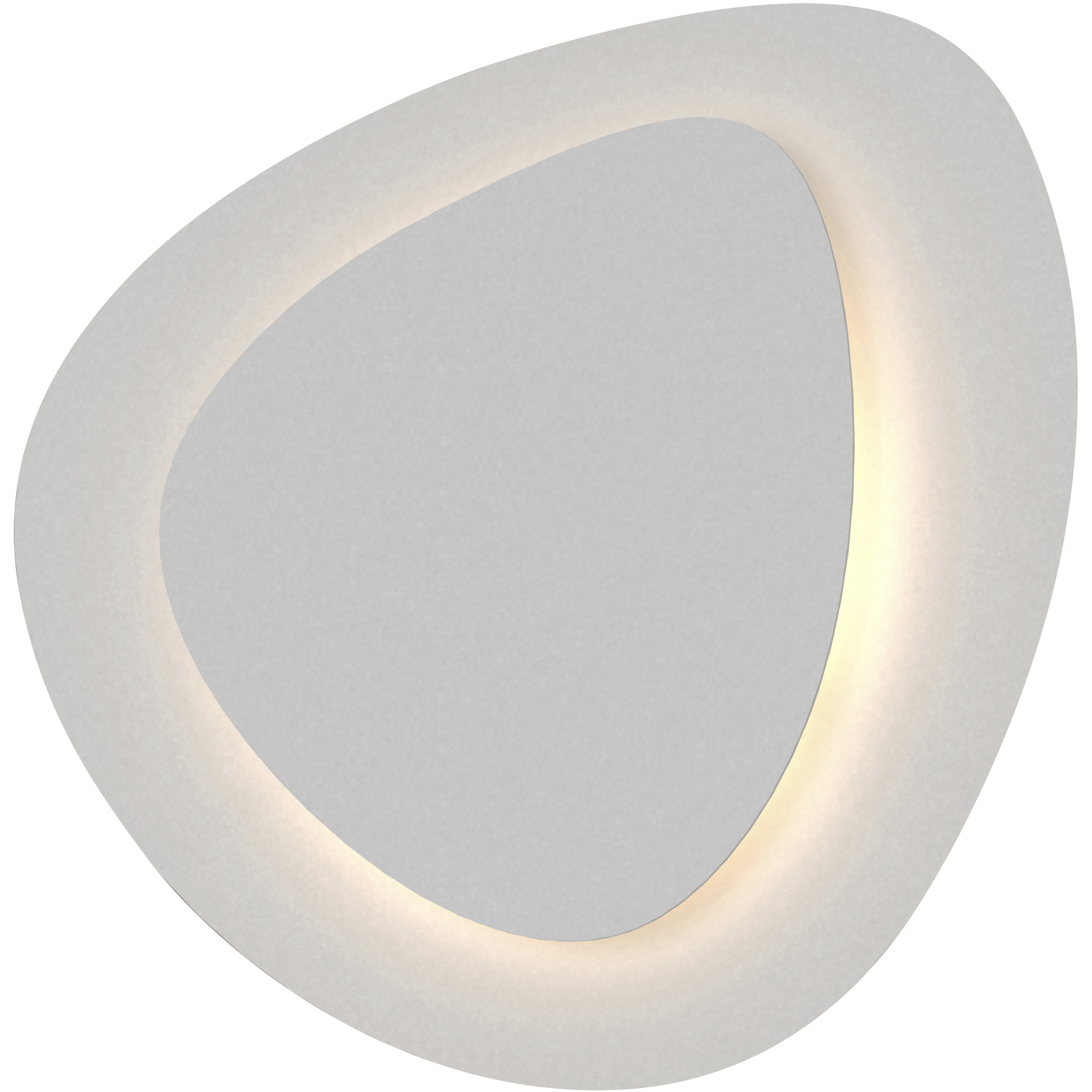 Abstract Panels LED 15 inch Textured White ADA Wall Sconce Wall Light