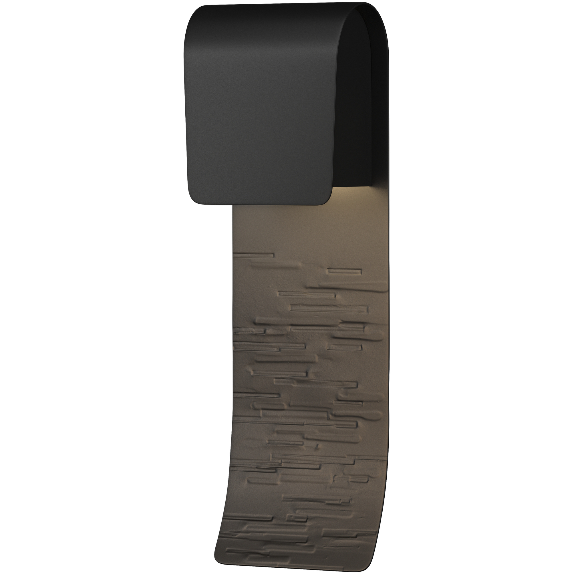 Element 1 Light 19 inch Coastal Black Outdoor Sconce, Small