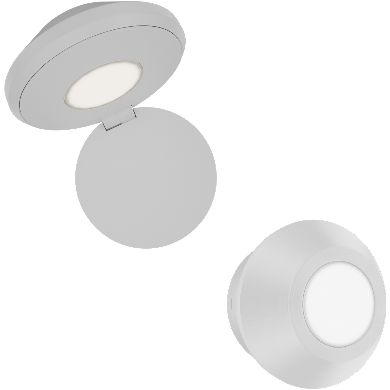 Flipside Reading Light Wall Light in White, dweLED