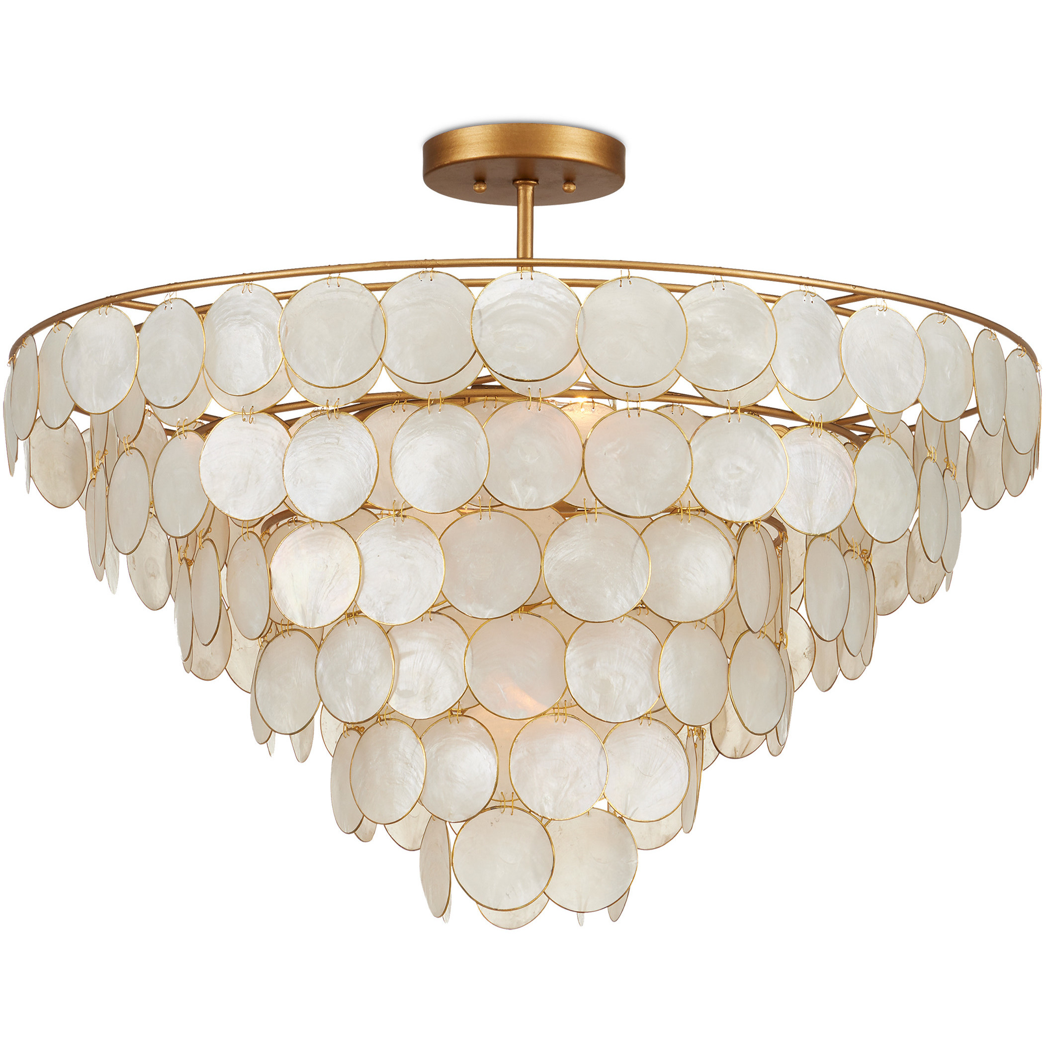 Bon Vivant 5 Light 30.25 inch Contemporary Gold Chandelier Ceiling Light