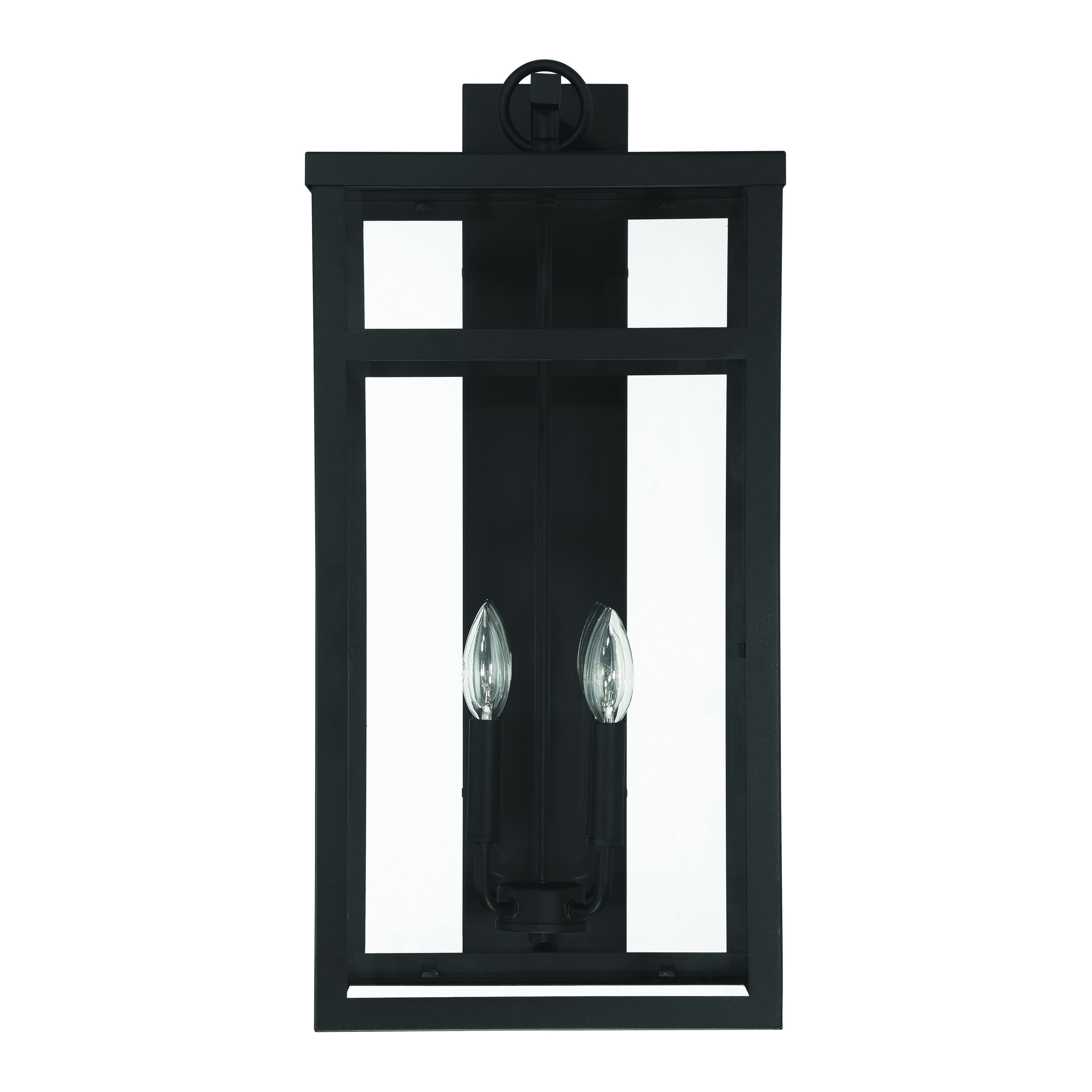 O'Neal 4 Light 25.5 inch Textured Black Outdoor Wall Lantern