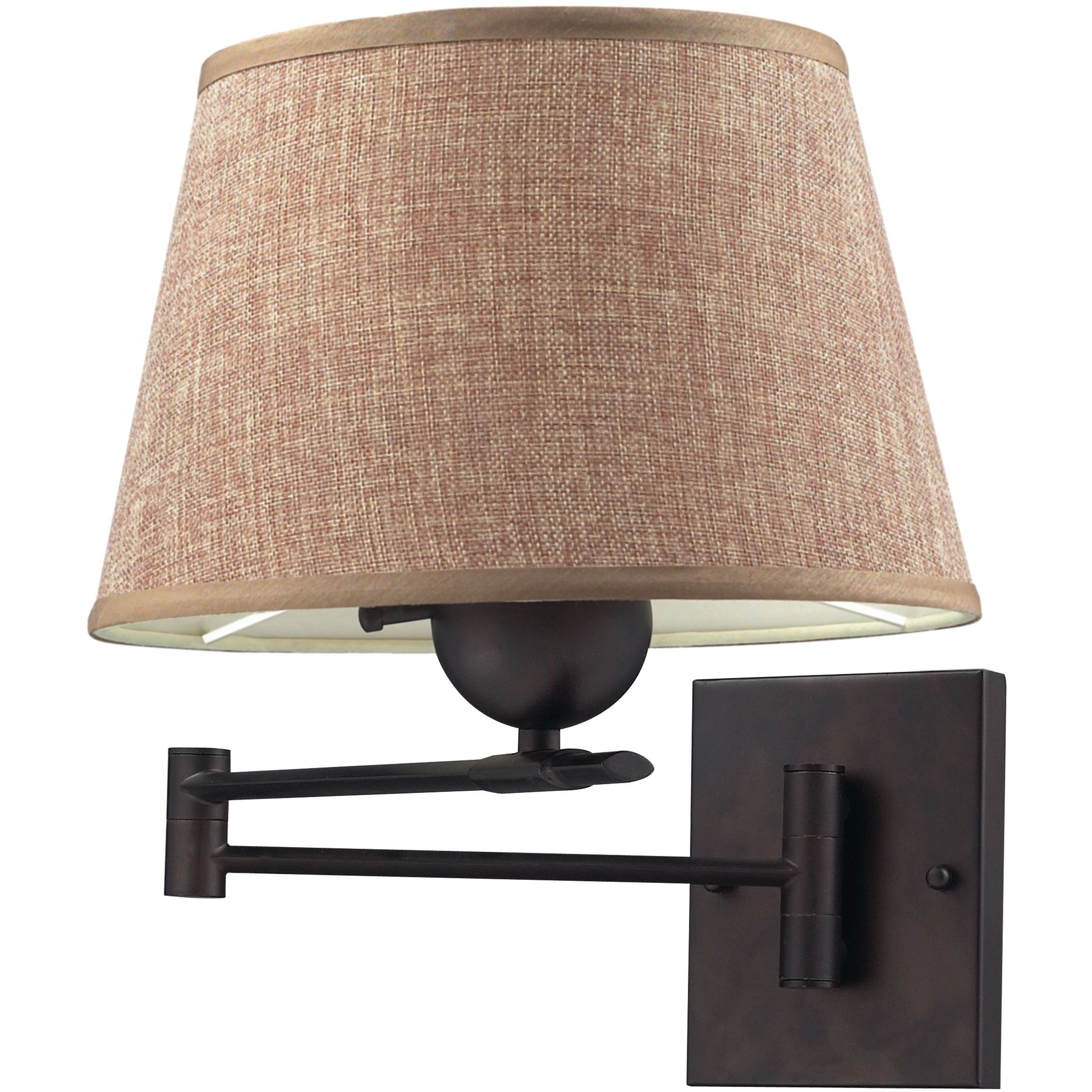 Swingarms 25 inch 150 watt Aged Bronze Swingarm Sconce Wall Light