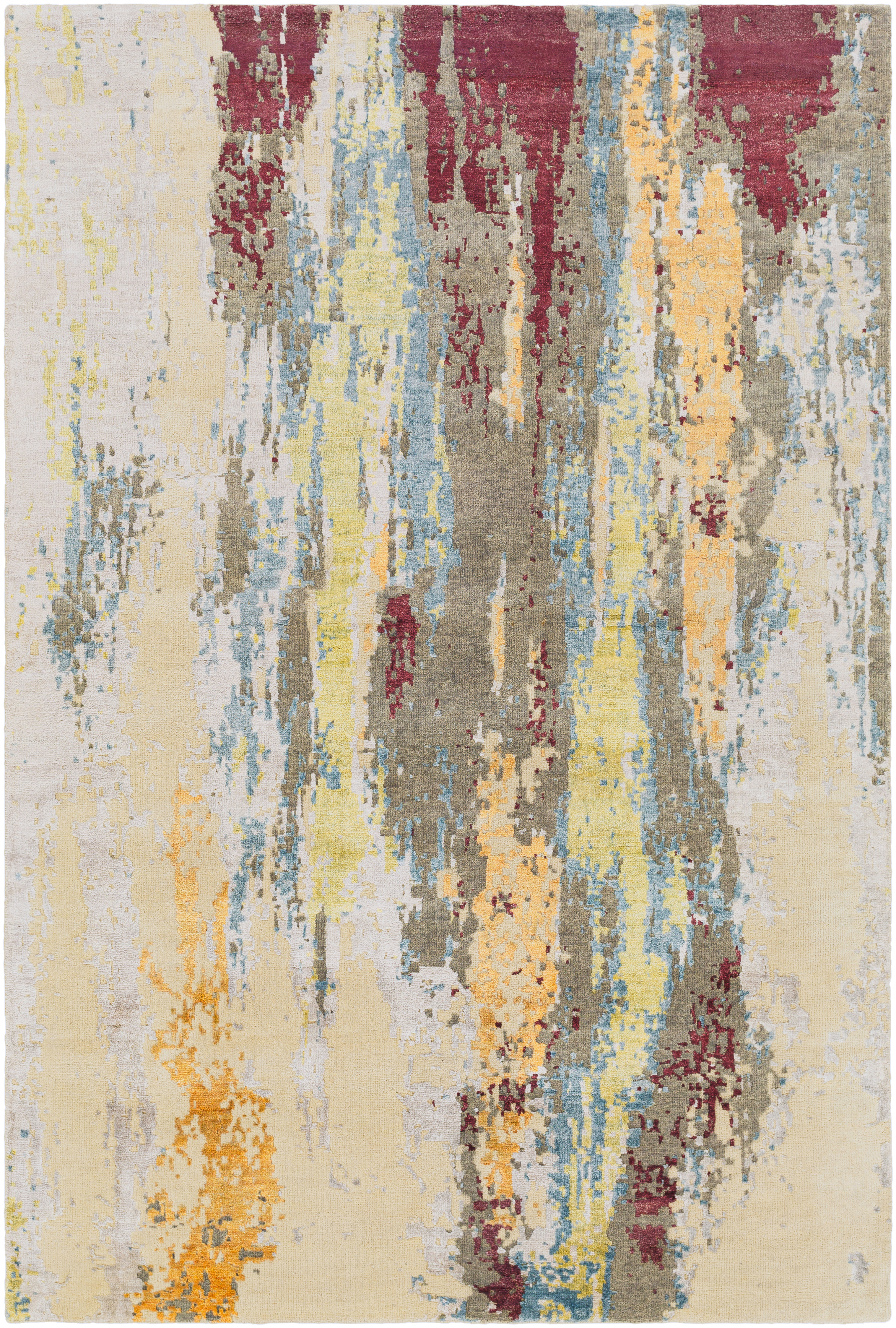 Arte 132 X 96 inch Charcoal Rug in 8 x 11, Rectangle