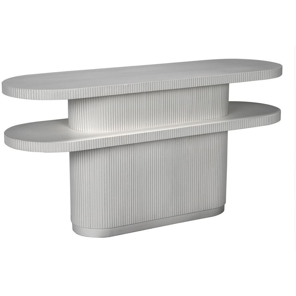 Parker 60 X 19 inch White Wash Console, Small