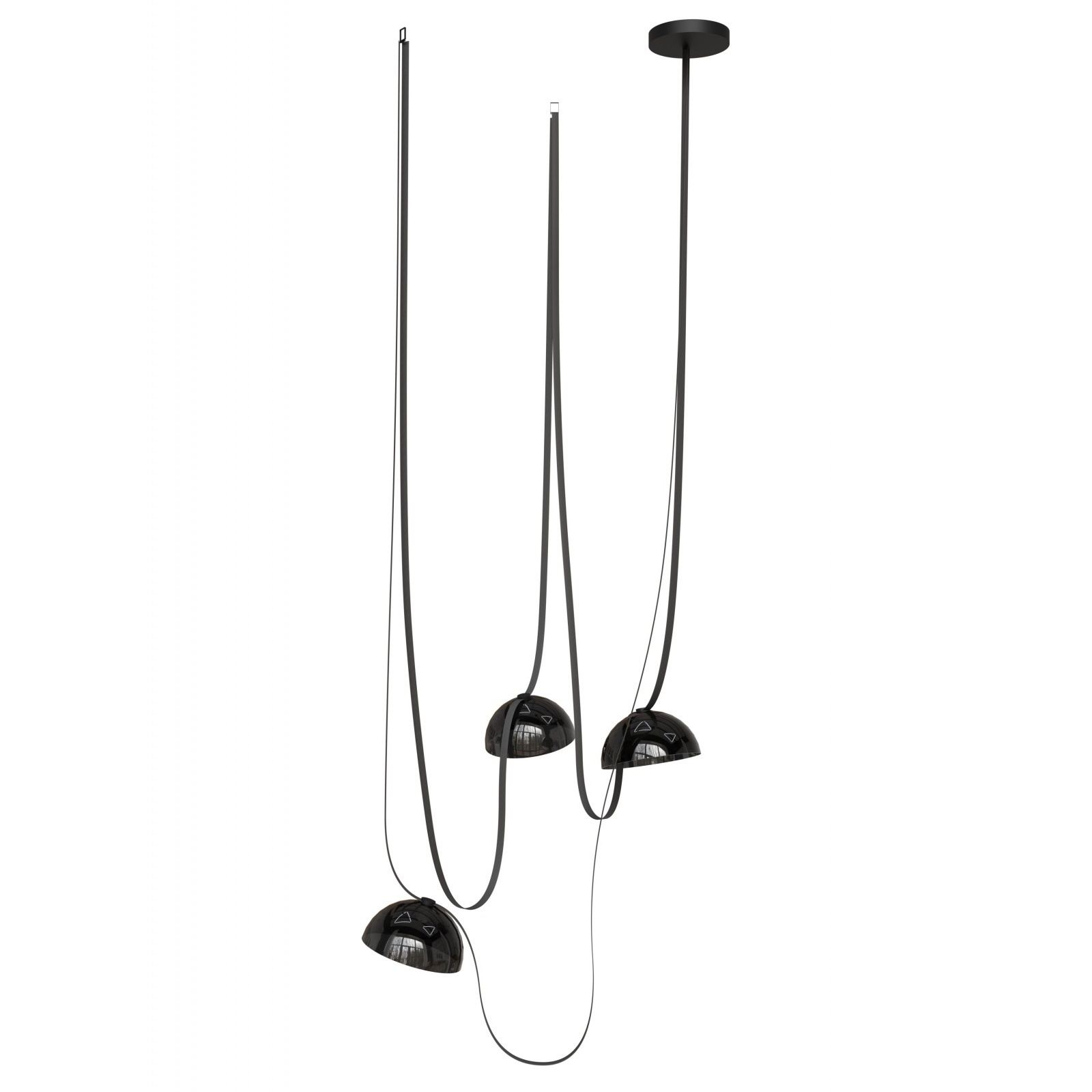 Fremont LED 8.5 inch Black Belt Chandelier Ceiling Light