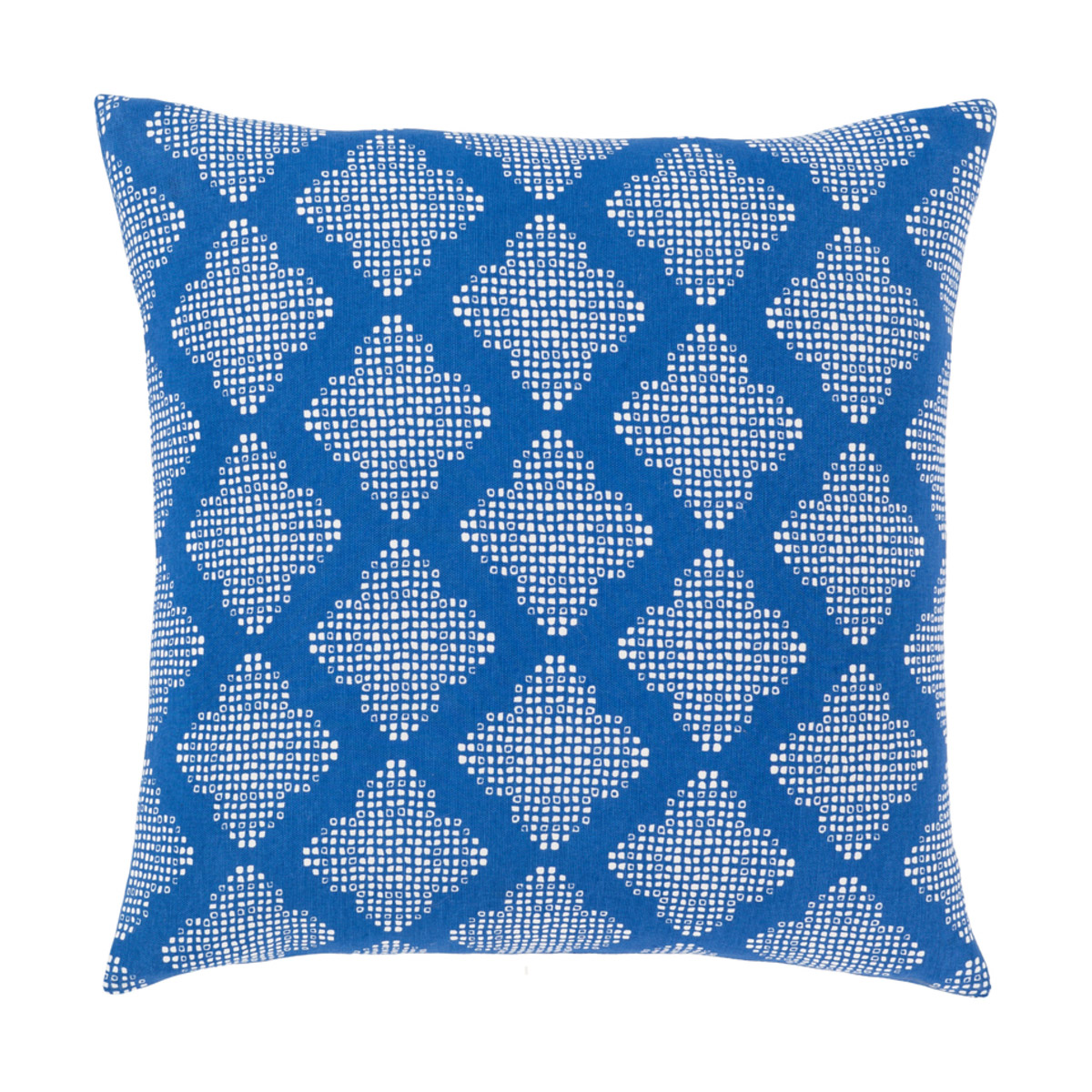 Global Blues 18 X 18 inch Bright Blue/White Pillow Kit, Square