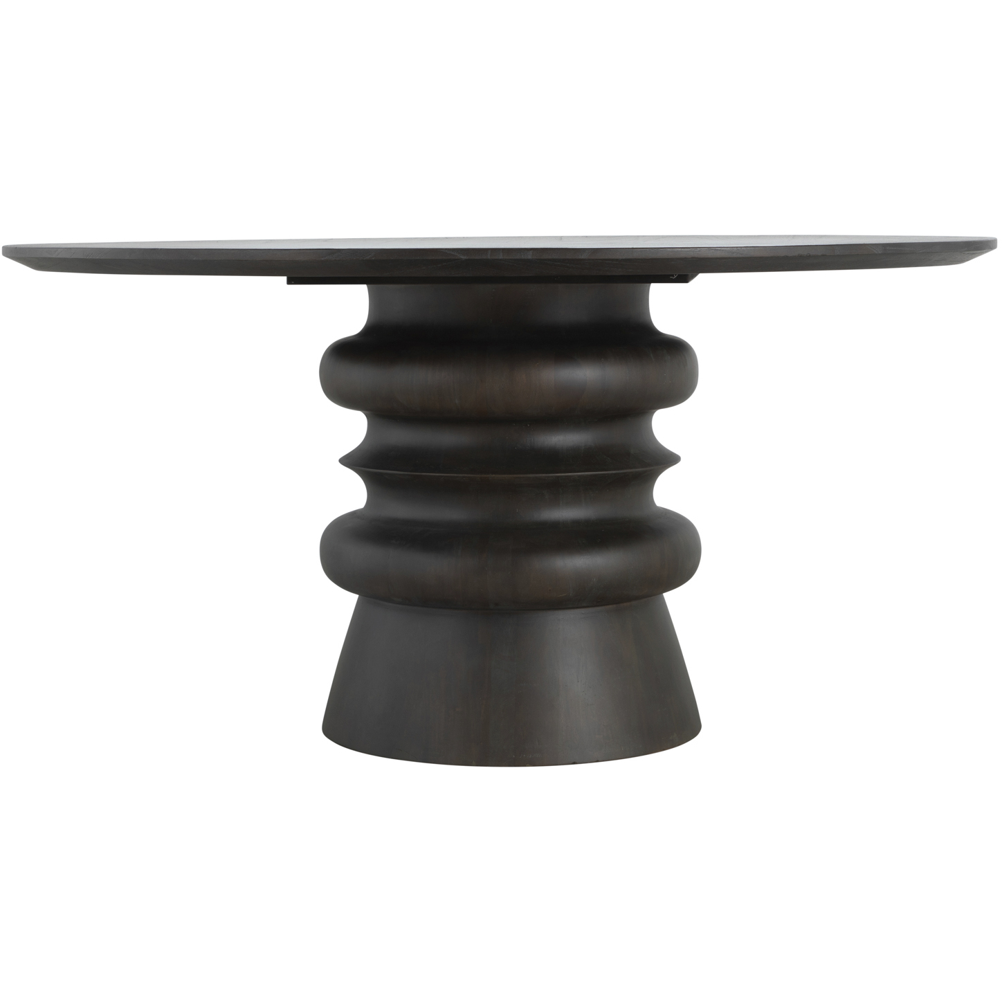 Teva 60 X 60 inch Cerused Forest Black Dining Table