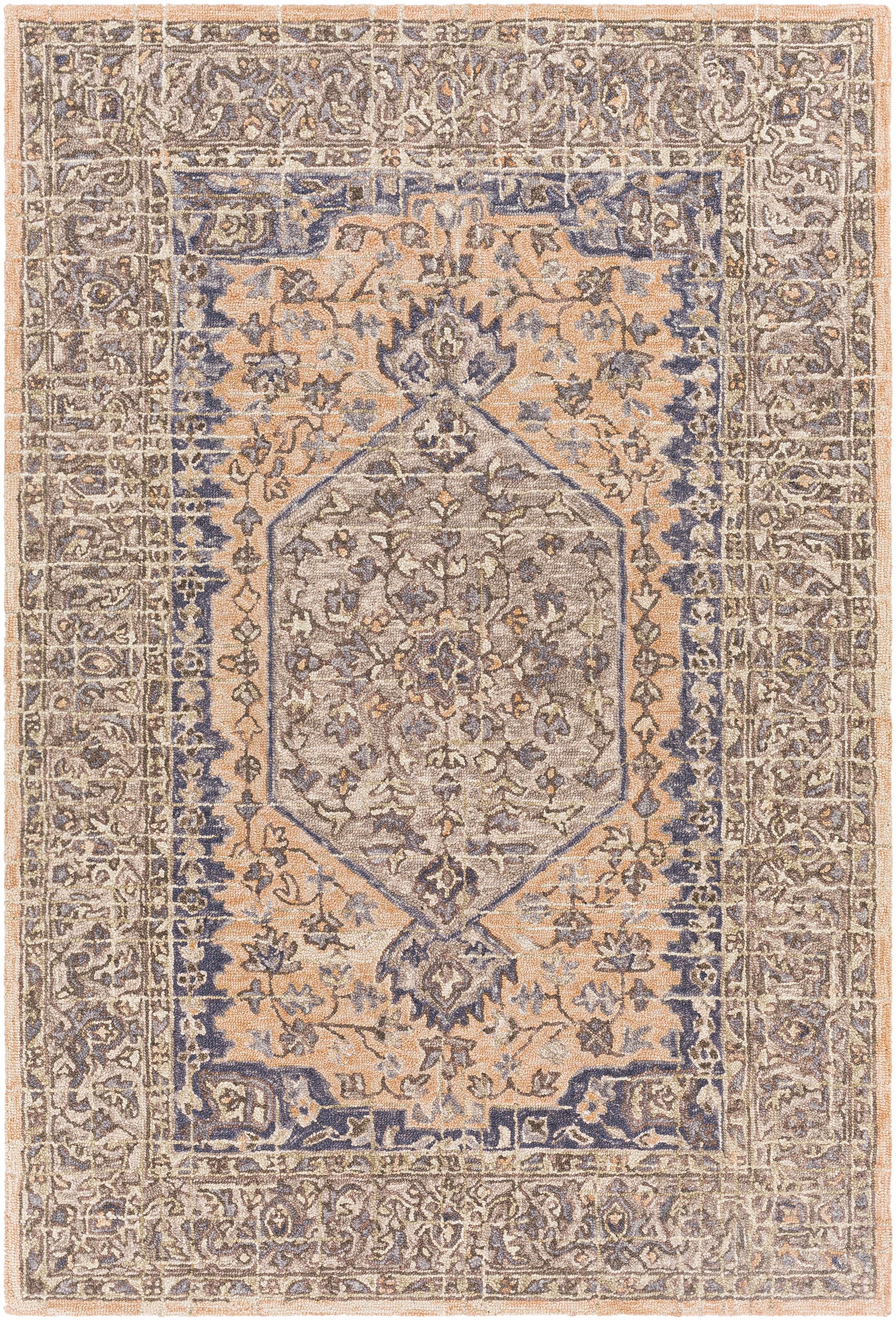 Urfa 36 X 24 inch Dusty Coral Rug in 2 x 3, Rectangle