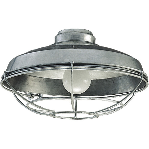 Universal LED Galvanized Steel Outdoor Fan Bowl Light Kit, Bowl