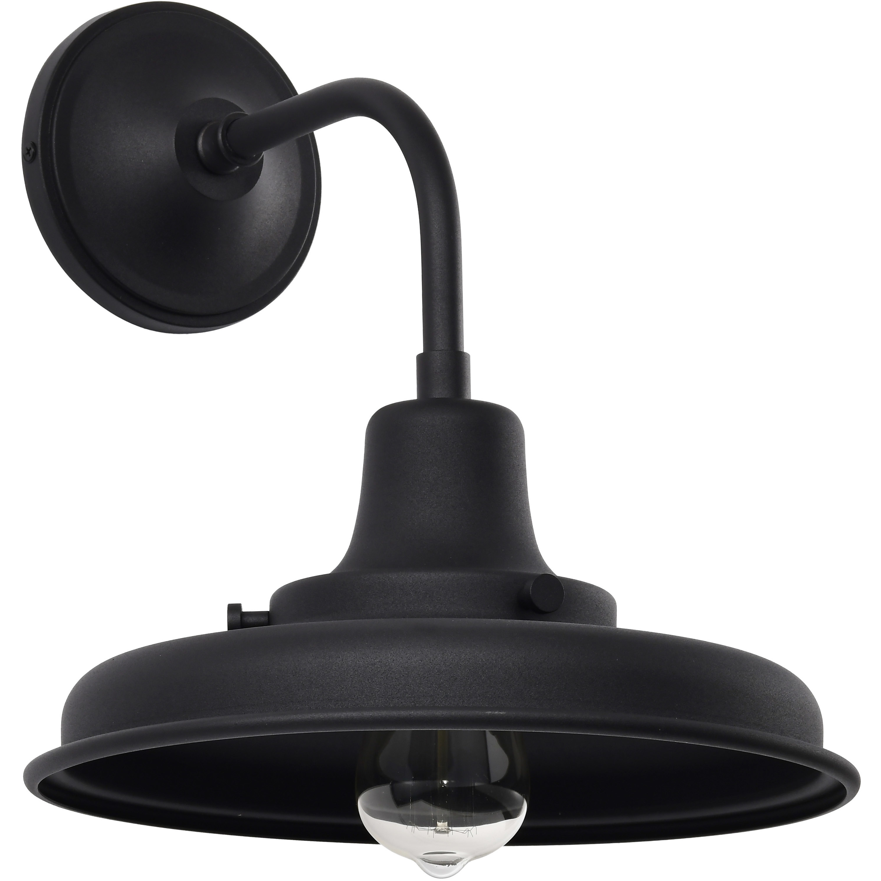 Morris 13.38 inch Black Outdoor Wall Light