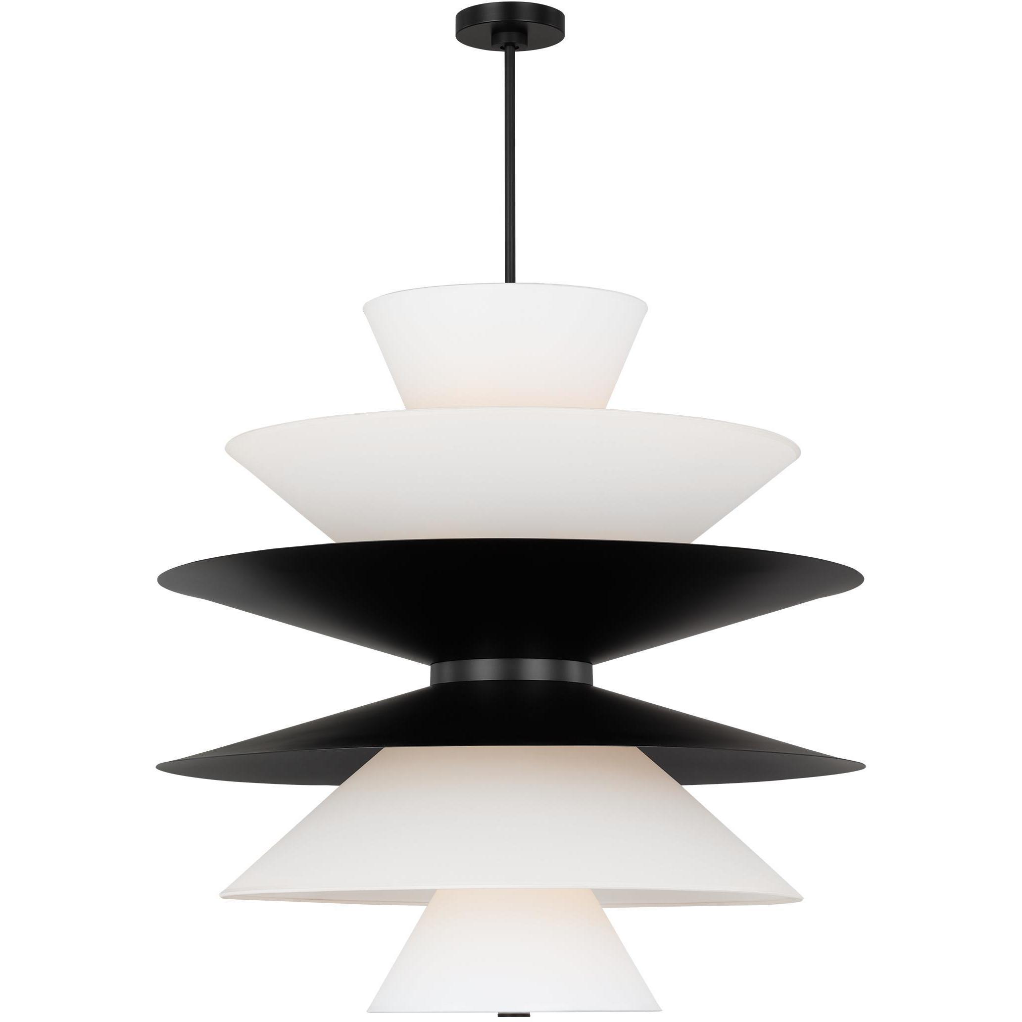 Christiane Lemieux Chambord 16 Light 34 inch Aged Iron Pendant Ceiling Light