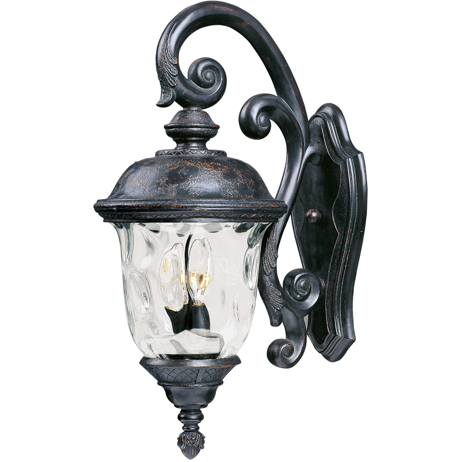 Carriage House VX 3 Light 26.5 inch Oriental Bronze Outdoor Wall Mount