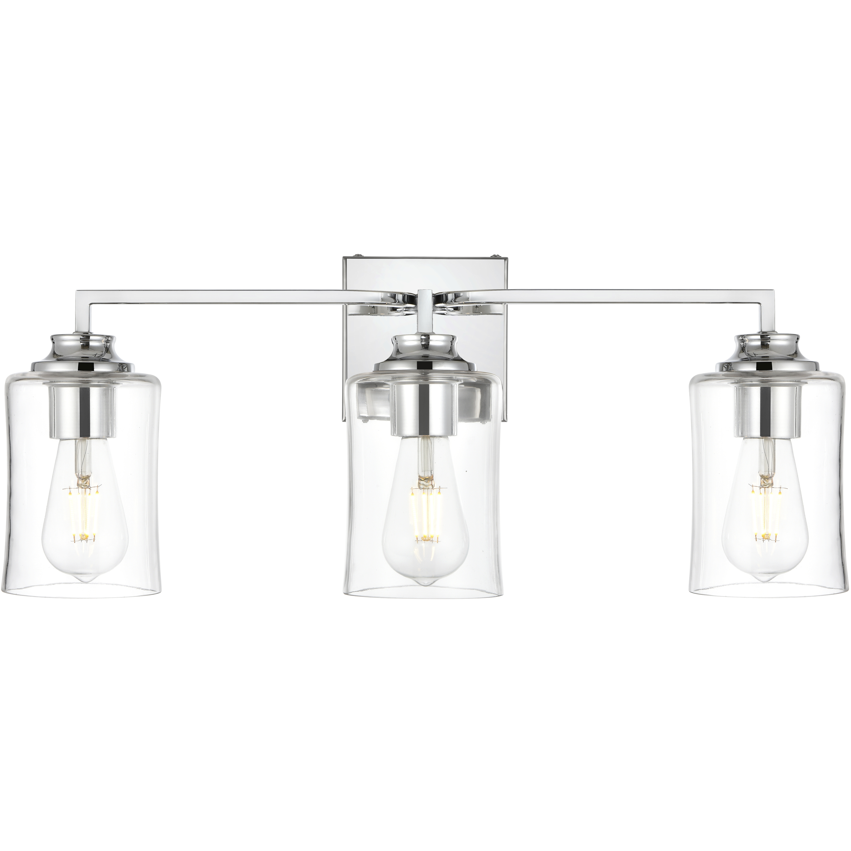 Ronnie 3 Light 23 inch Chrome Bath Sconce Wall Light