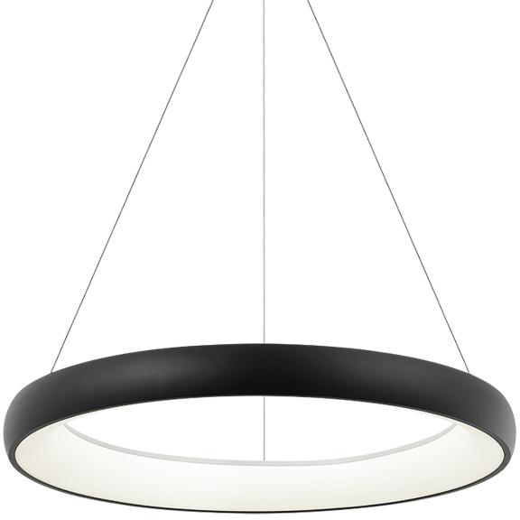 Maverick LED 32 inch Matte Black Pendant Ceiling Light
