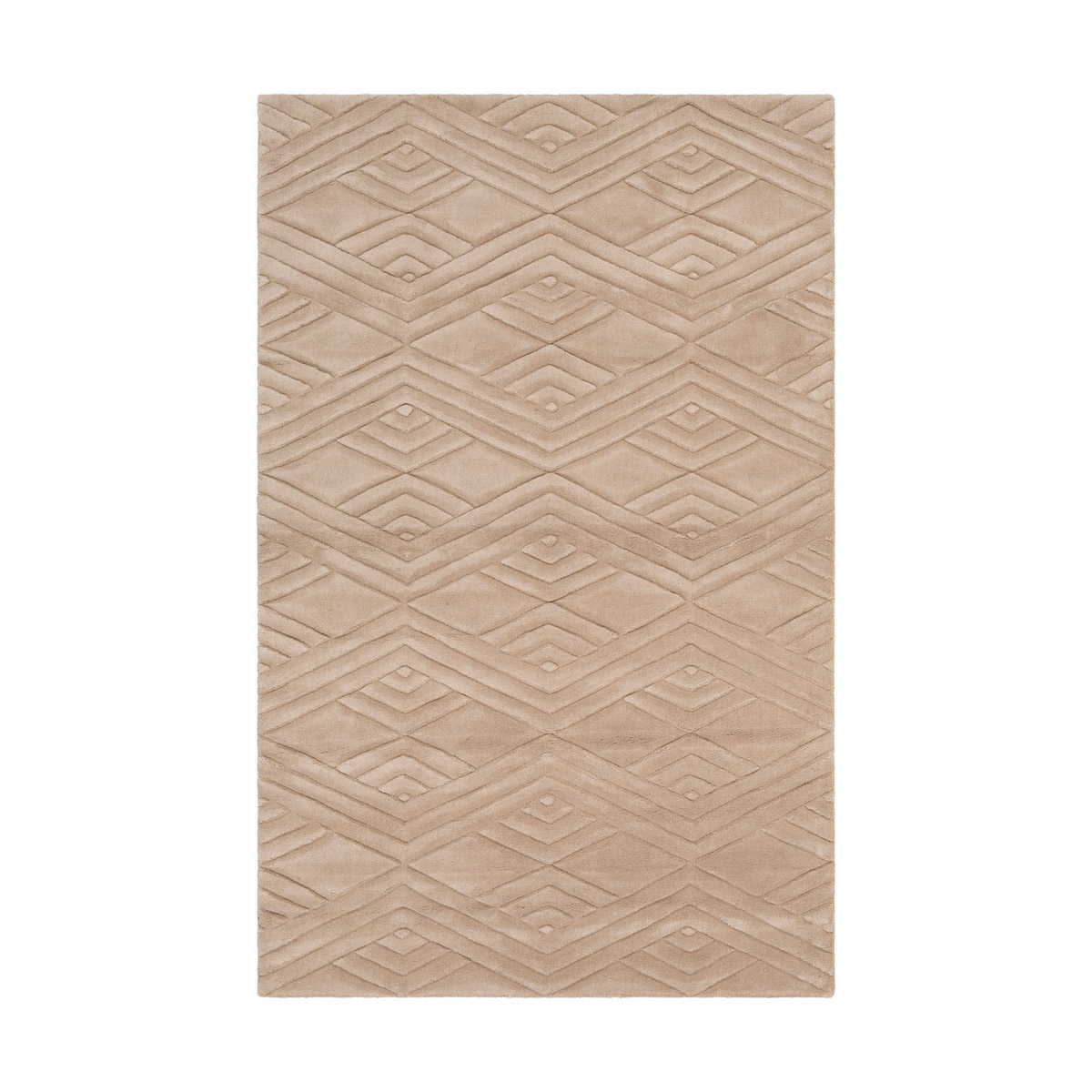 Etching 36 X 24 inch Taupe Rugs, Rectangle