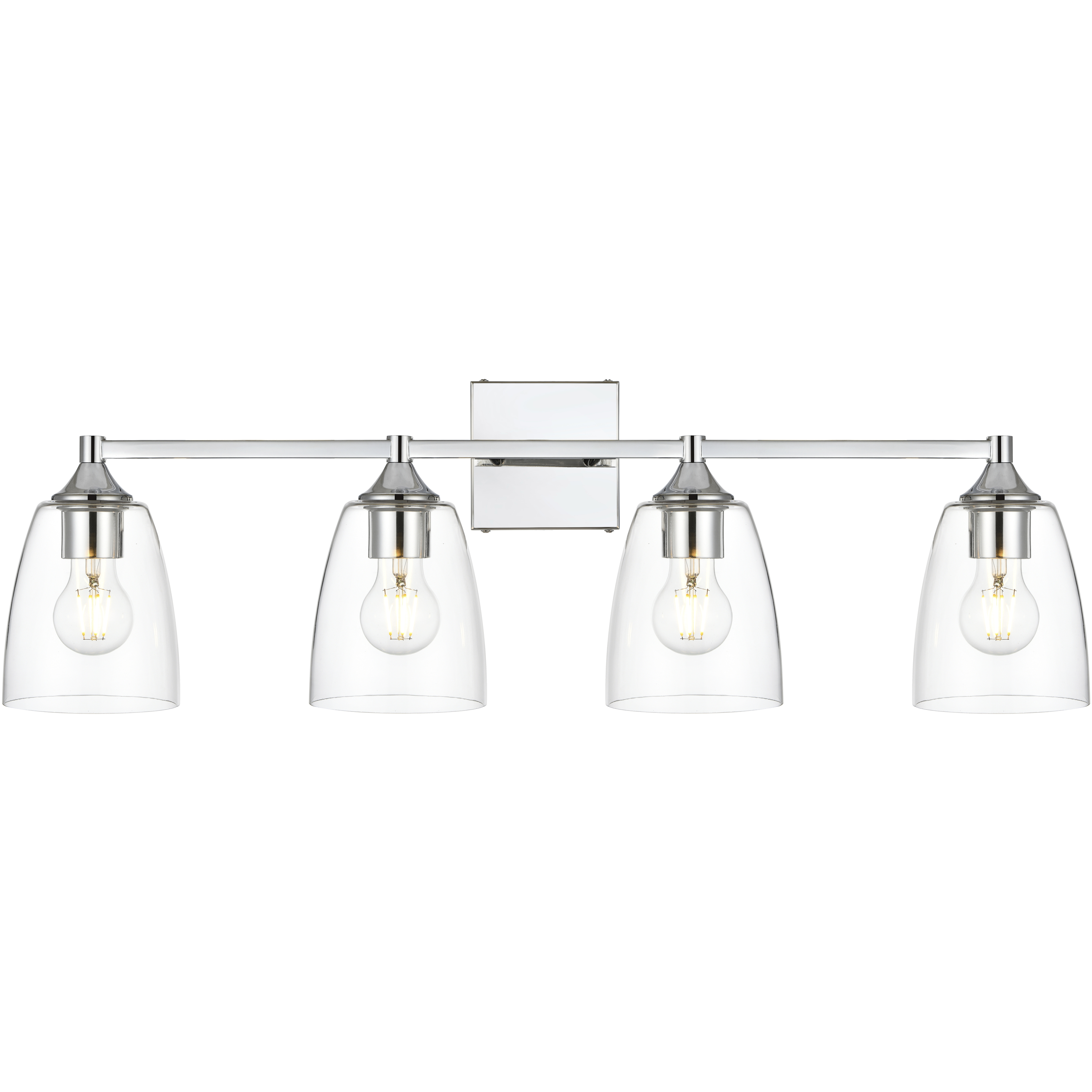 Gianni 4 Light 32 inch Chrome Bath Sconce Wall Light