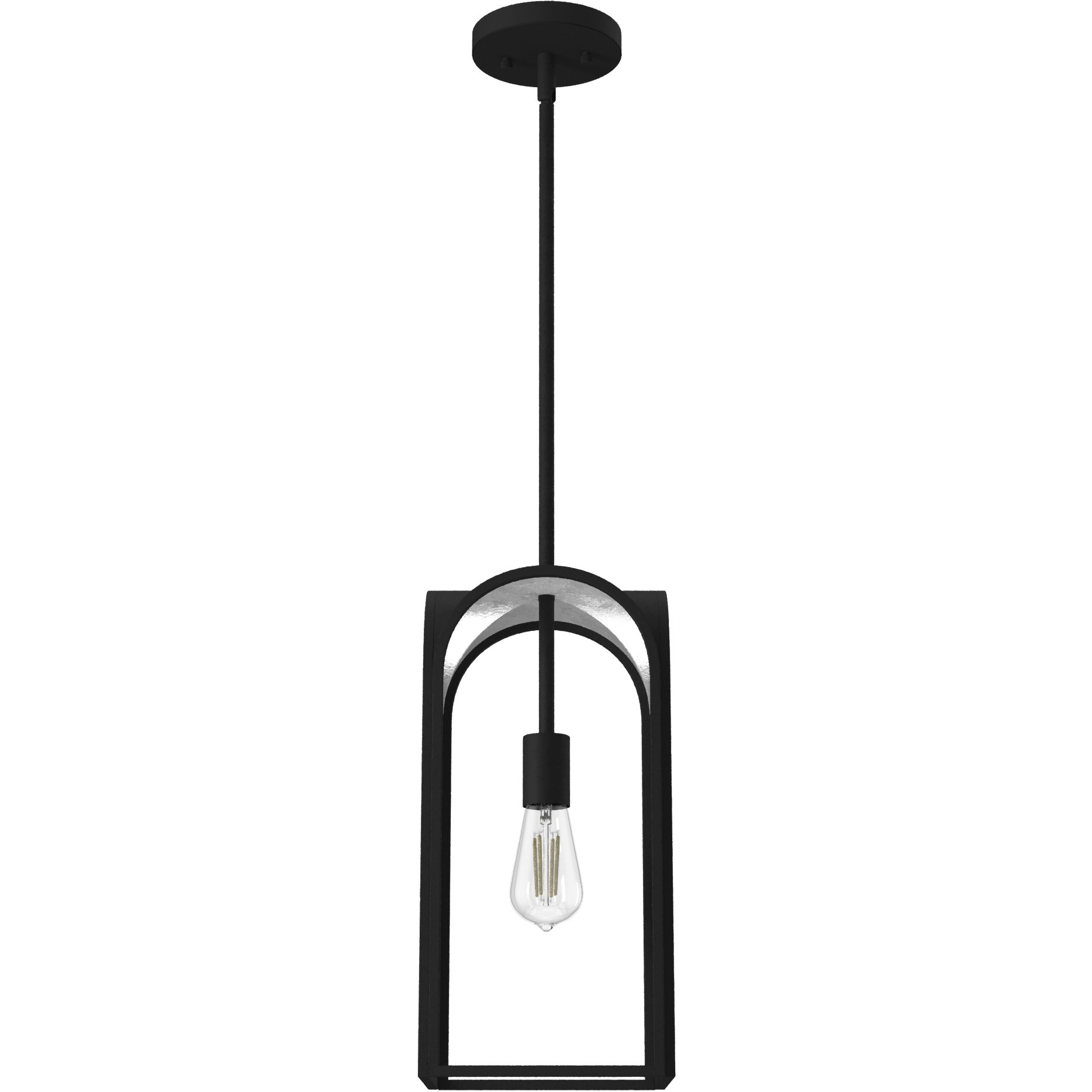 Dukestown 1 Light 7.5 inch Natural Iron Mini Pendant Ceiling Light