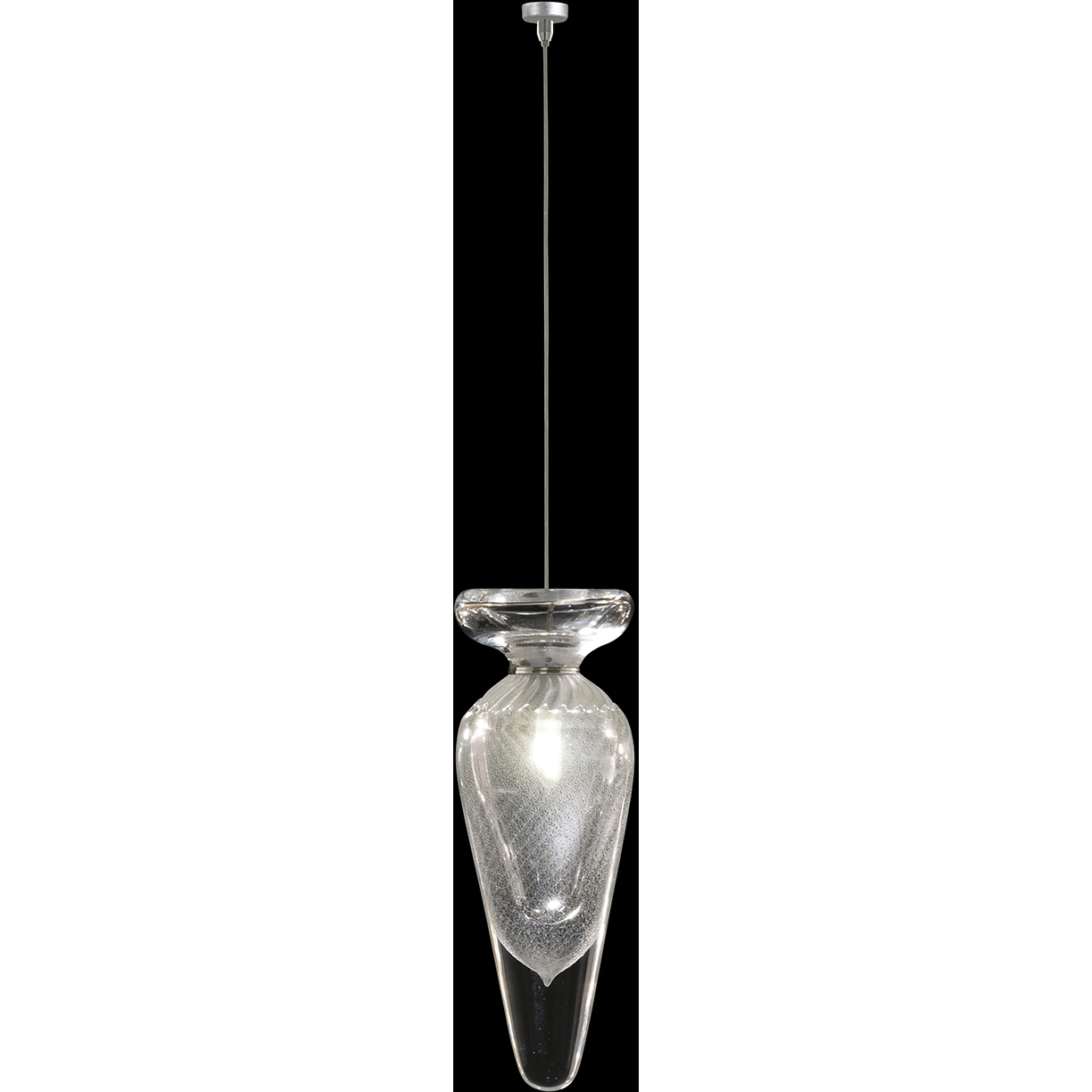 Essence 1 Light 4 inch Silver Drop Light Ceiling Light