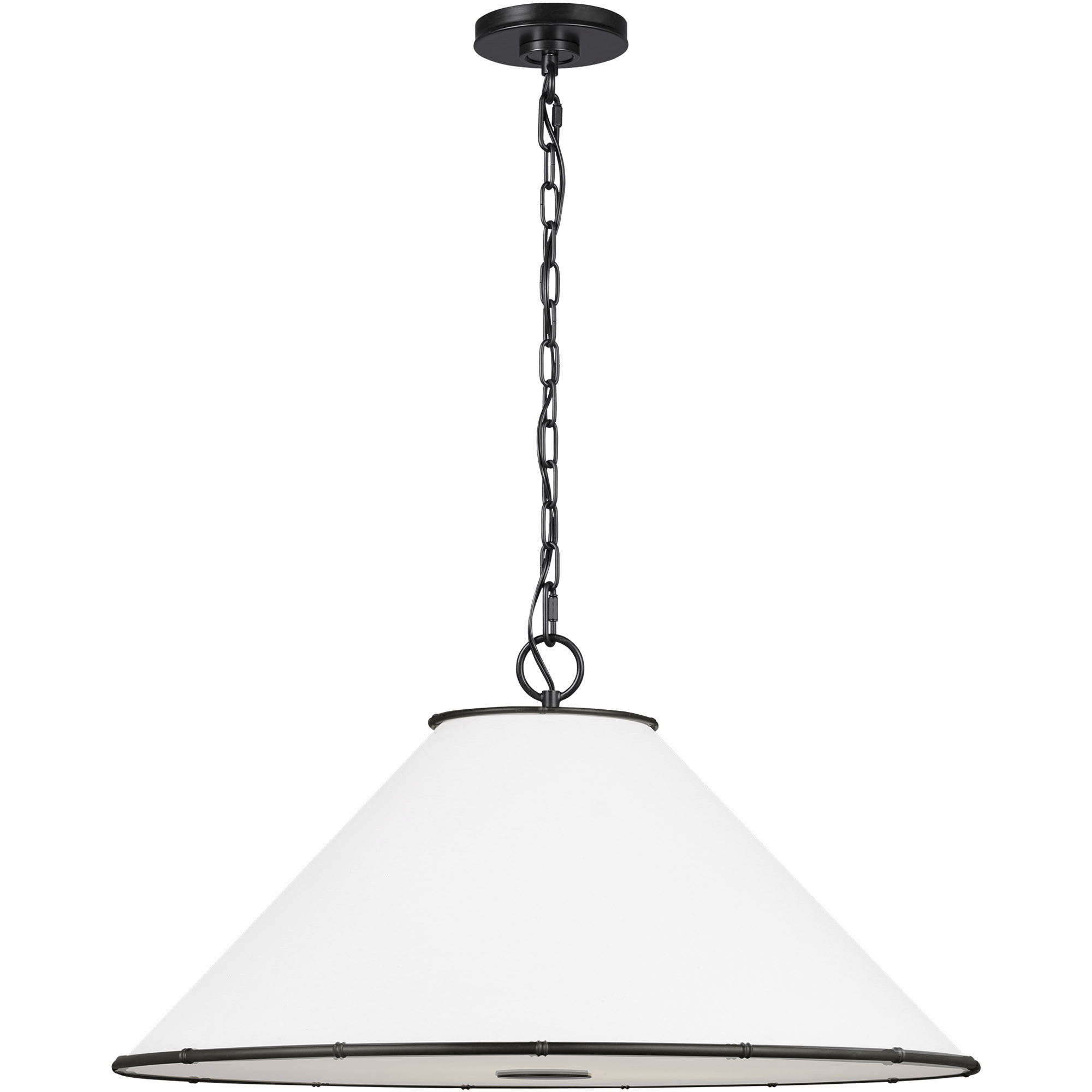 AH by Alexa Hampton Aldric 3 Light 28 inch Aged Iron Pendant Ceiling Light