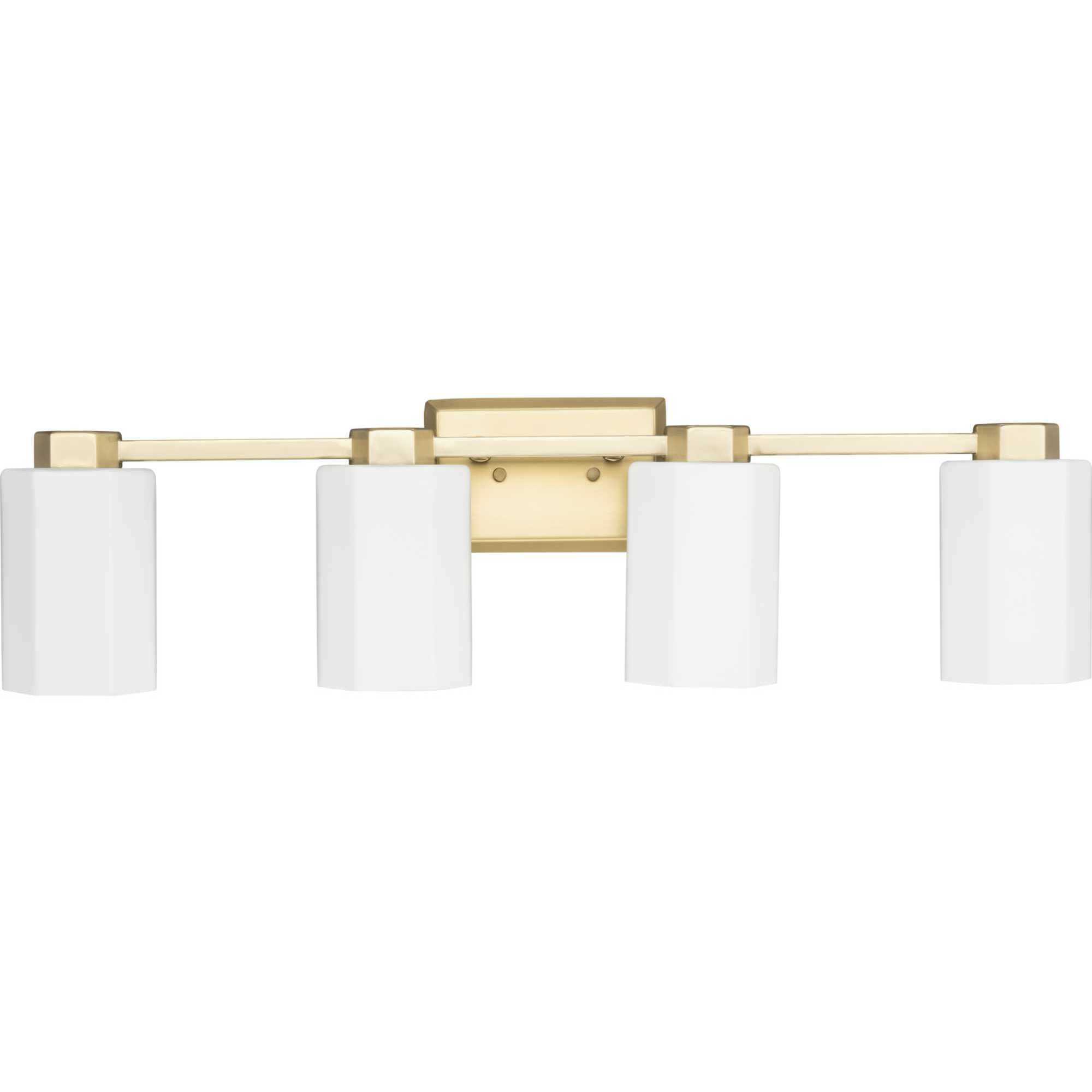 Estrada 4 Light 31.25 inch Brushed Gold Bathroom Vanity Light Wall Light