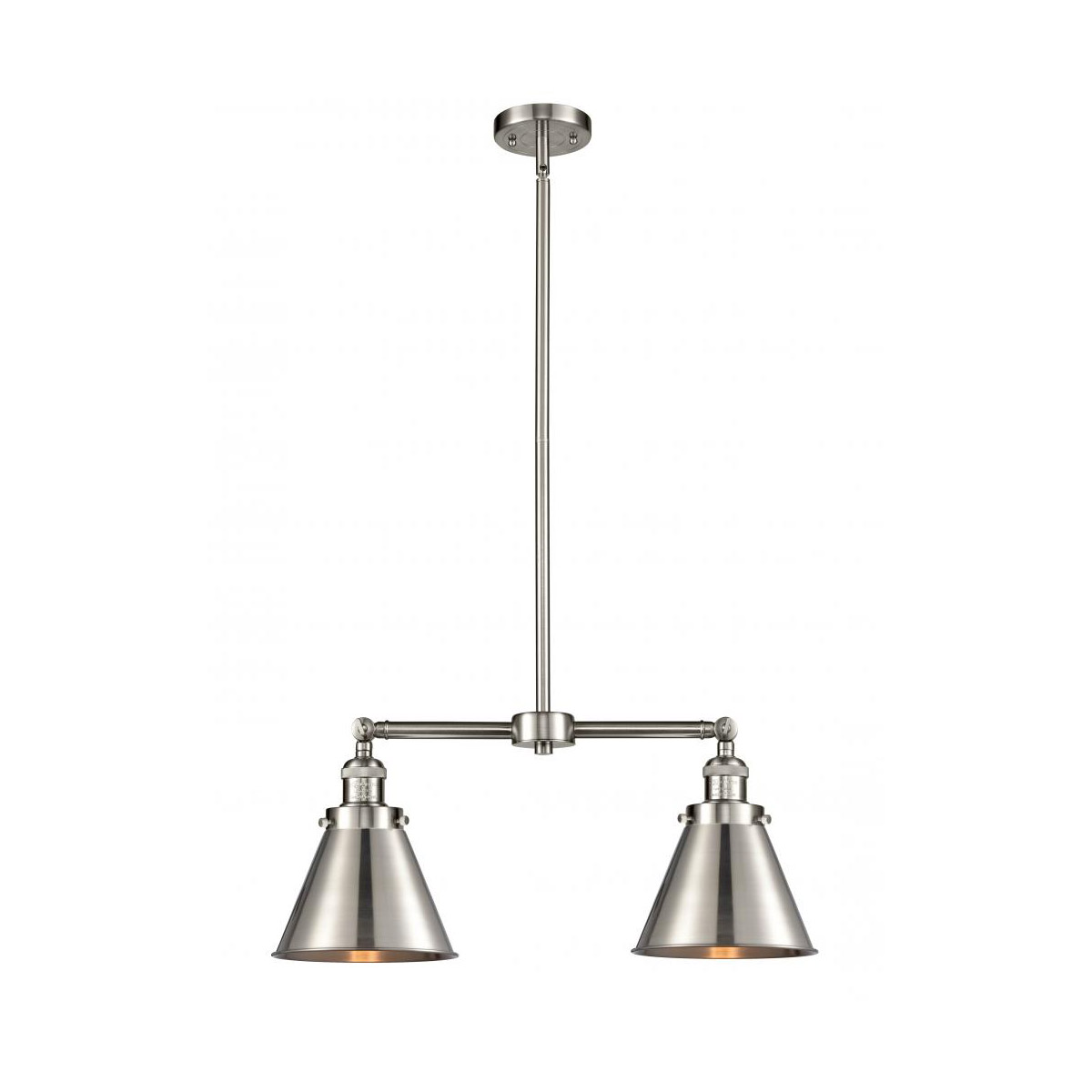 Franklin Restoration Appalachian LED 23 inch Brushed Satin Nickel Chandelier Ceiling Light, Franklin Restoration