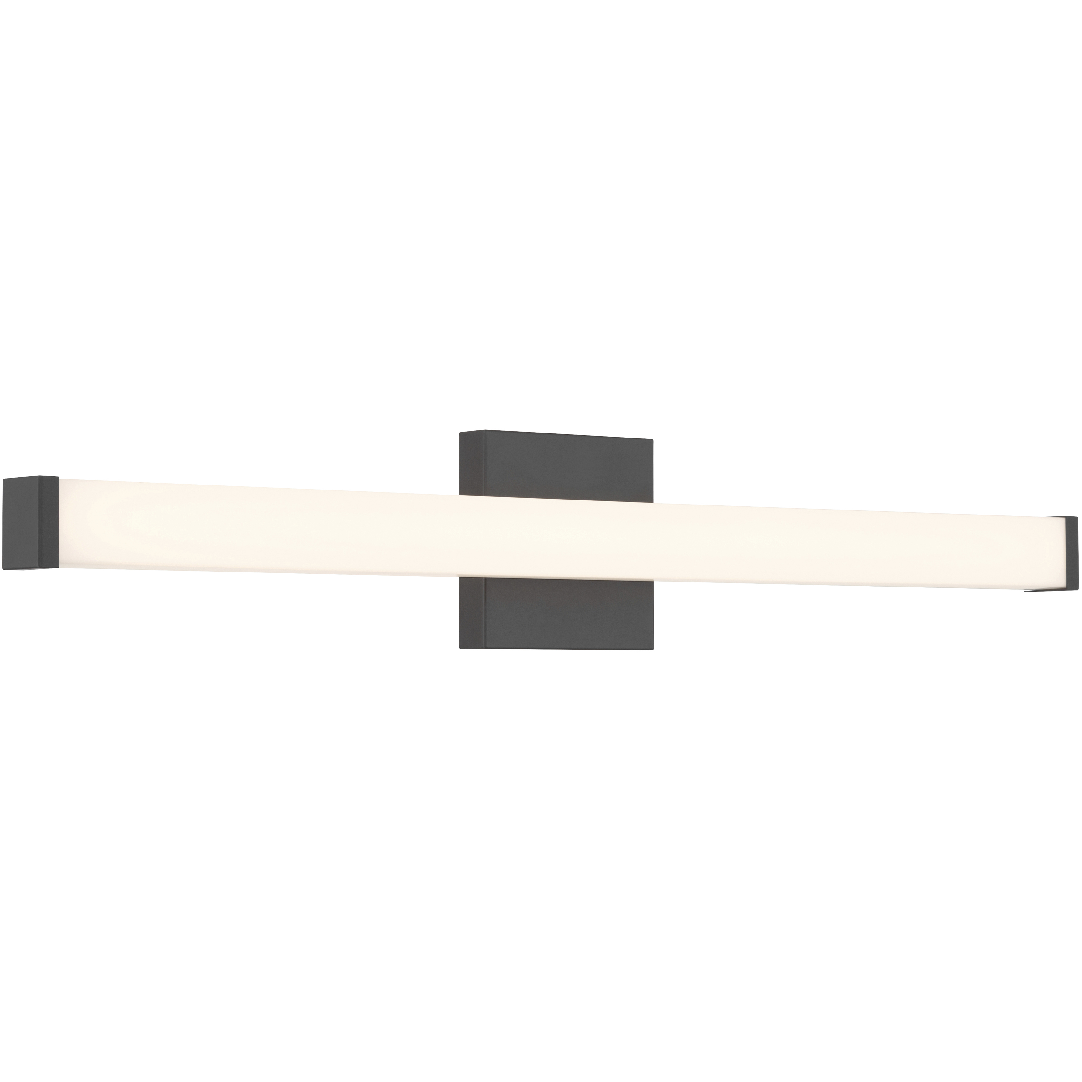 Maxx 30 inch Matte Black Bath Vanity Light Wall Light