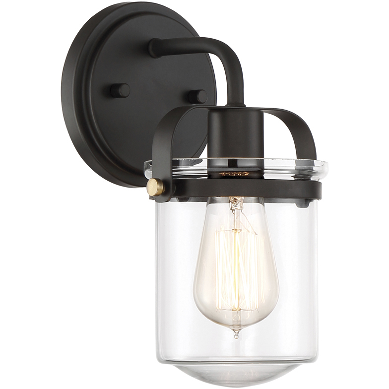 Jaxon 1 Light 6 inch Oil Rubbed Bronze Wall Sconce Wall Light