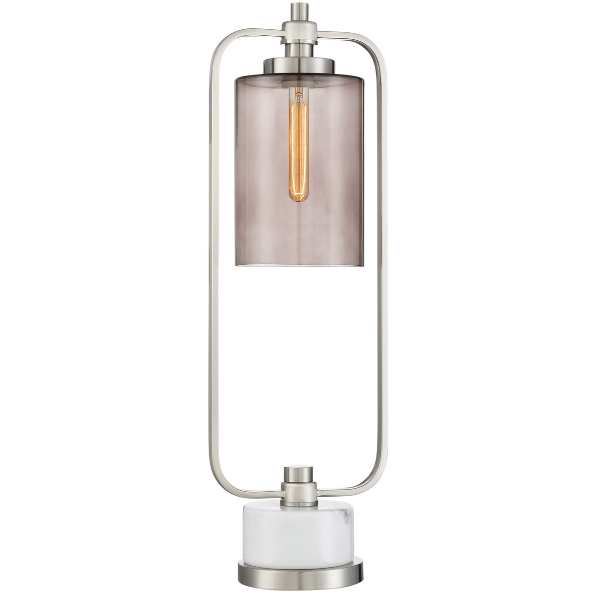 Lubbock 32 inch 60.00 watt Brushed Nickel Table Lamp Portable Light