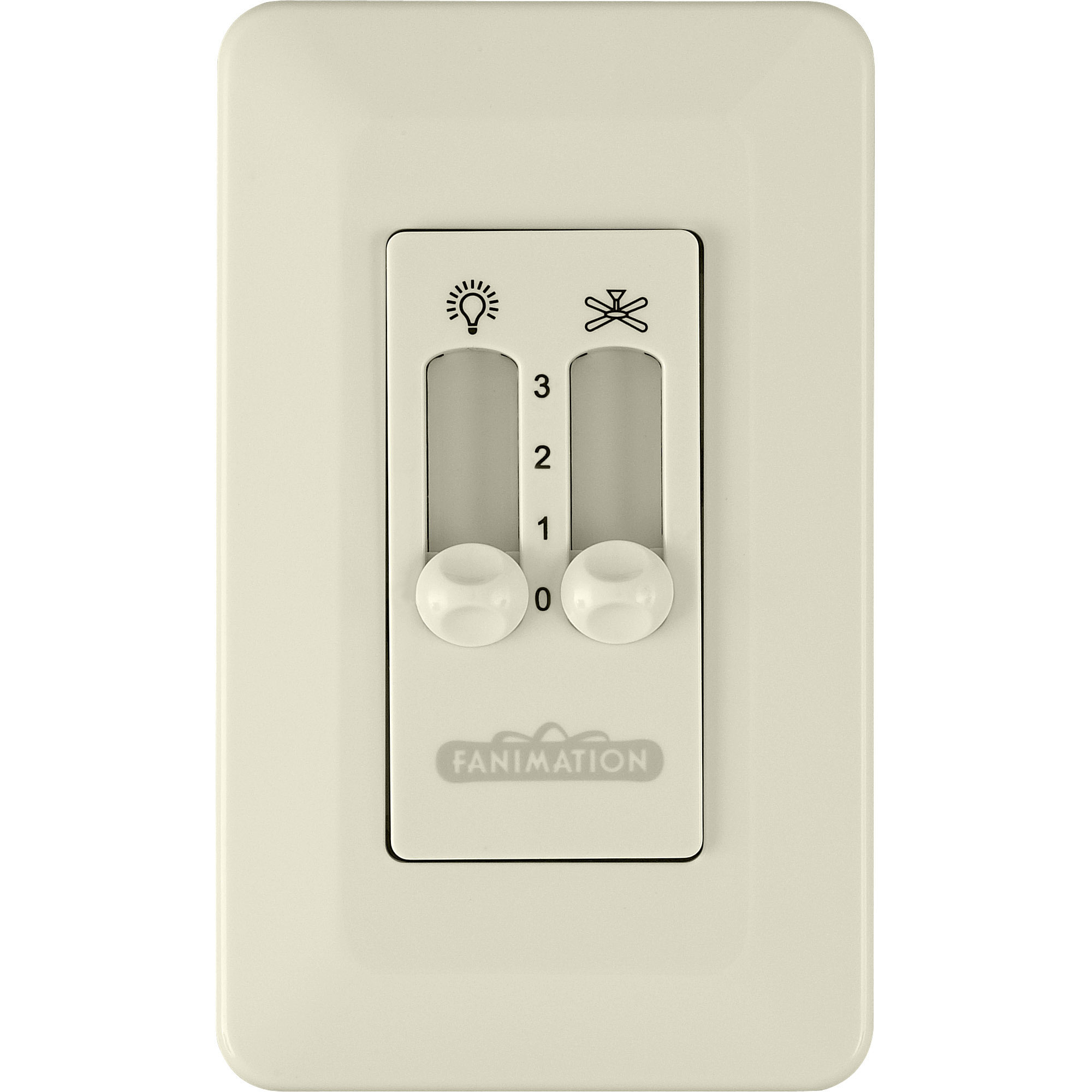 Controls Light Almond Fan Control, Non-Reversing