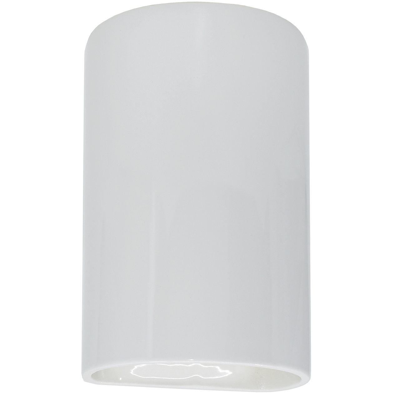 Ambiance 1 Light 5.75 inch Gloss White Wall Sconce Wall Light in Incandescent, Gloss White/Gloss White