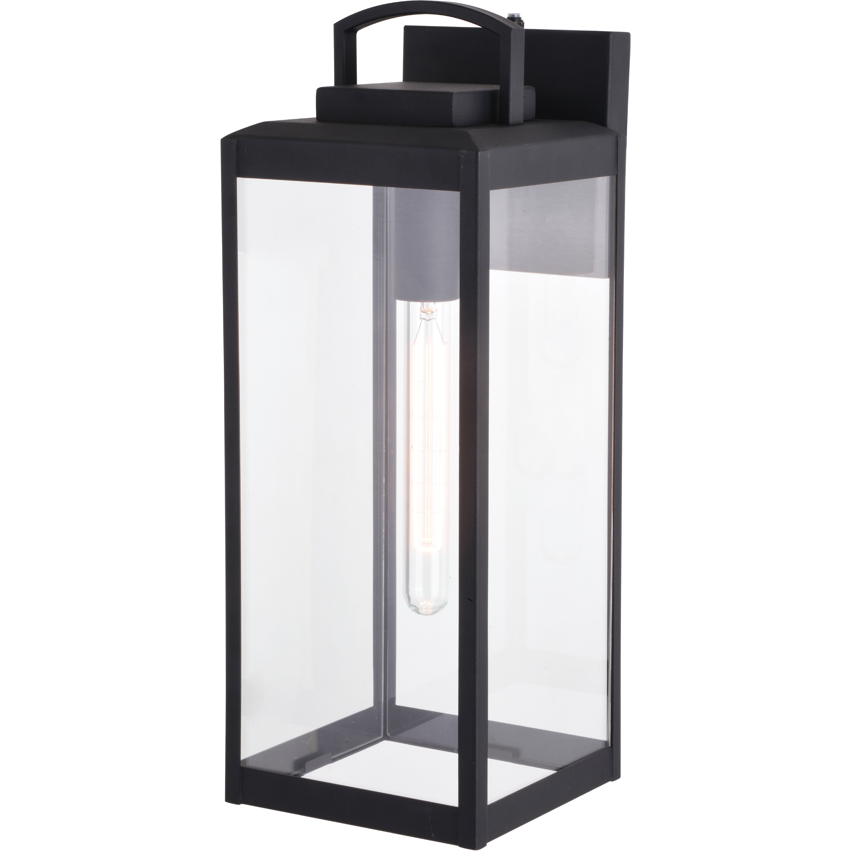 Kinzie LED 19 inch Textured Black Outdoor Wall